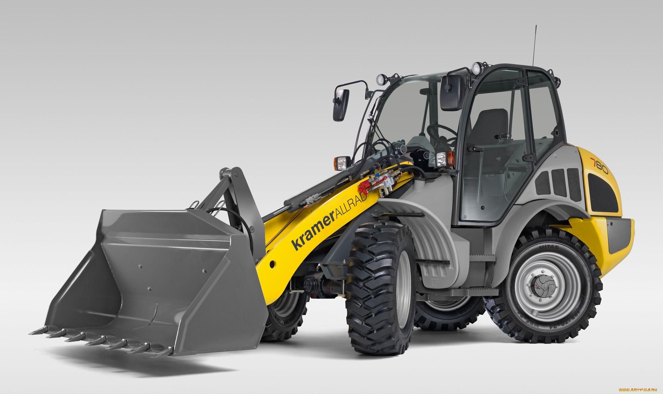 техника, фронтальные, погрузчики, kramer