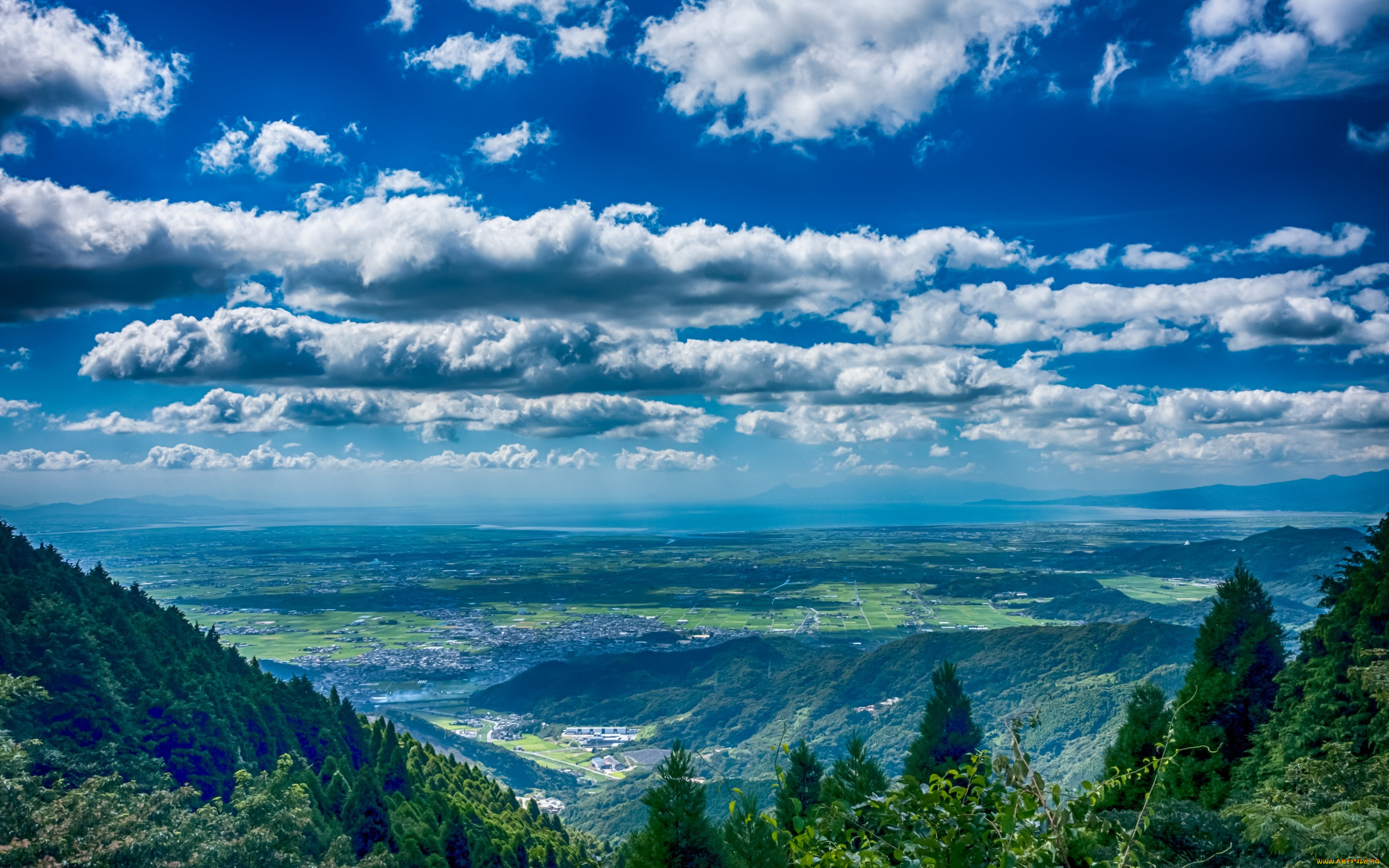 природа, пейзажи, панорама, небо, облака