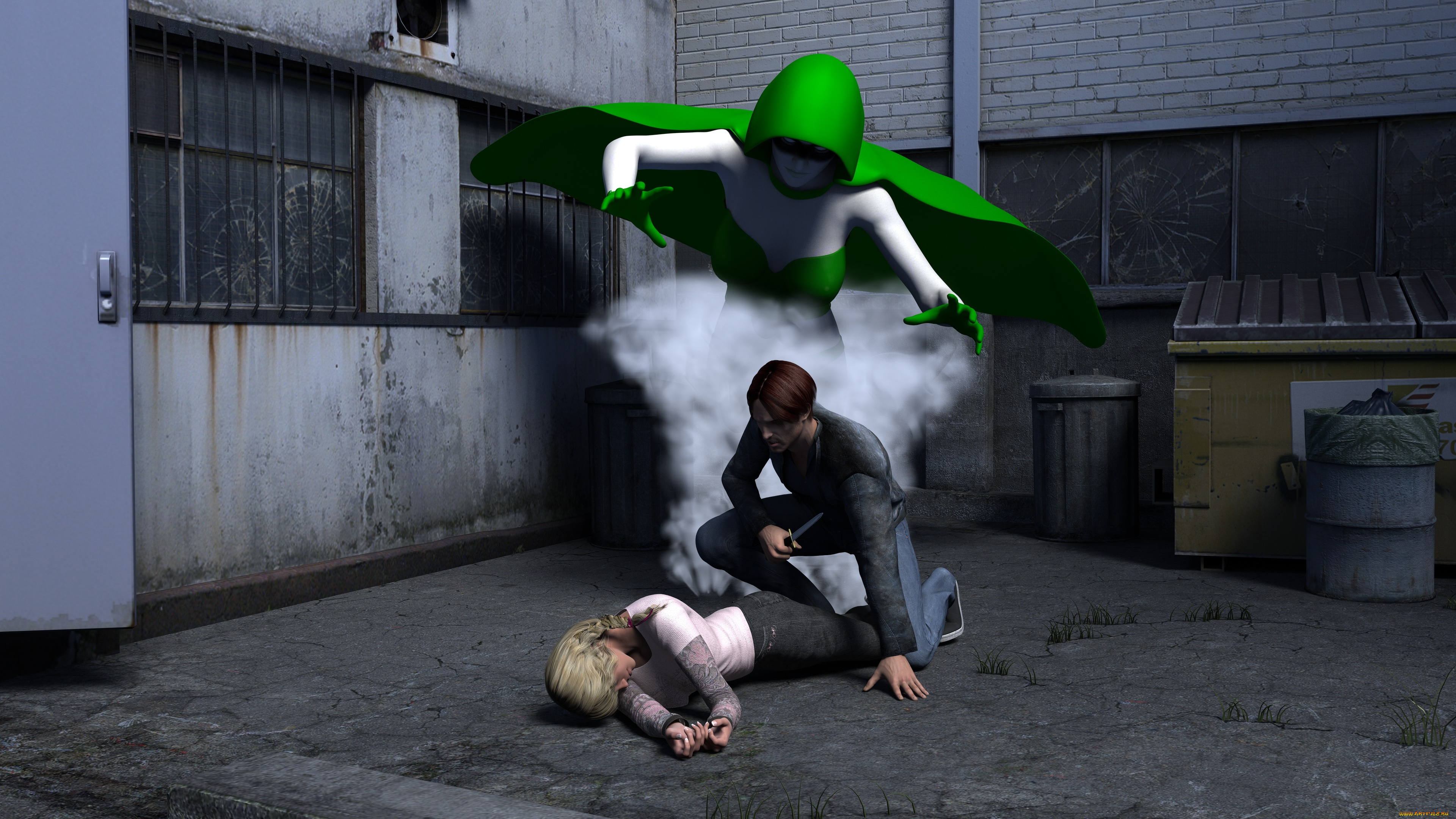 3д, графика, фантазия, , fantasy, мужчина, взгляд, фон