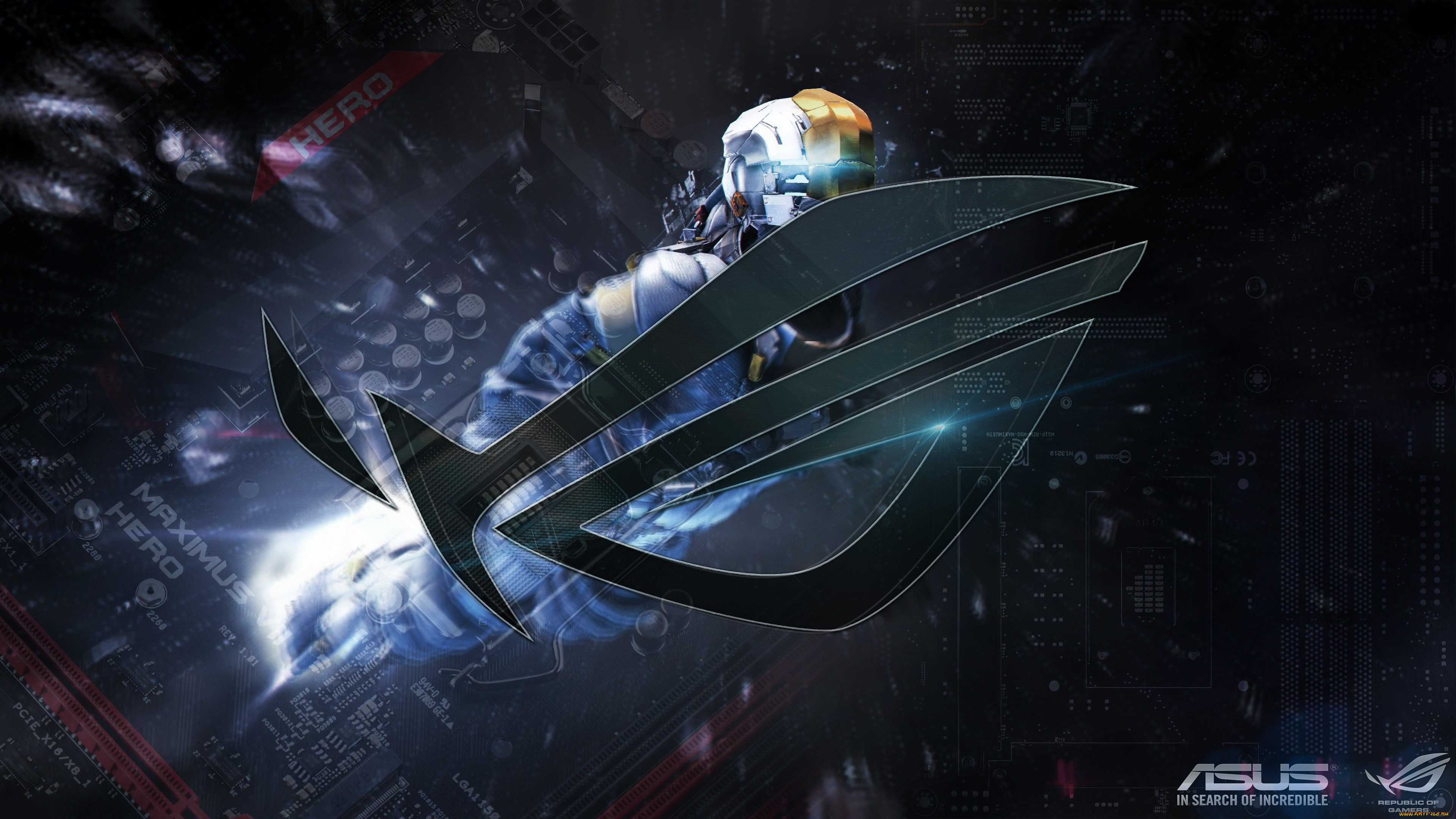 компьютеры, asus, фон, логотип