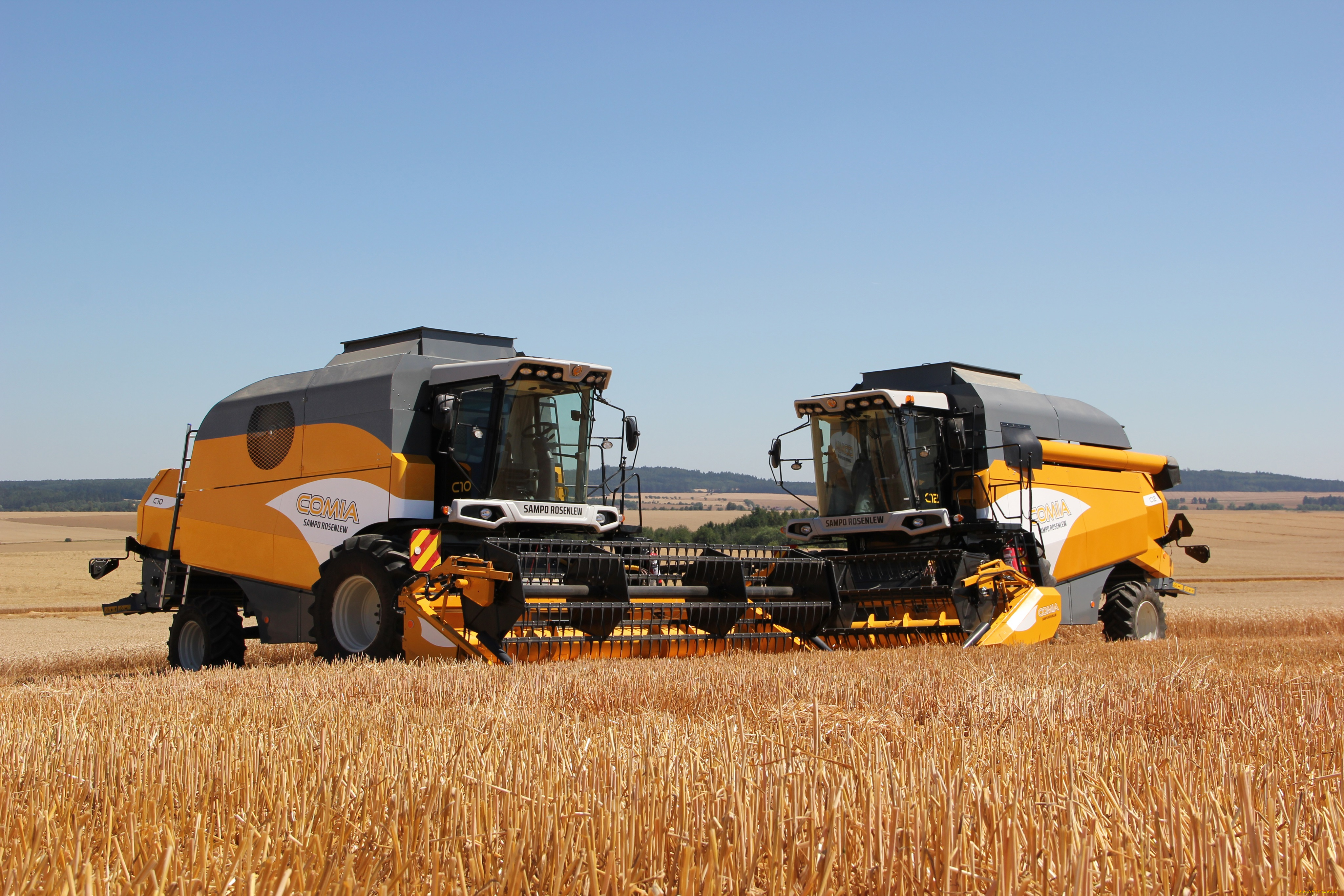 техника, комбайны, sampo