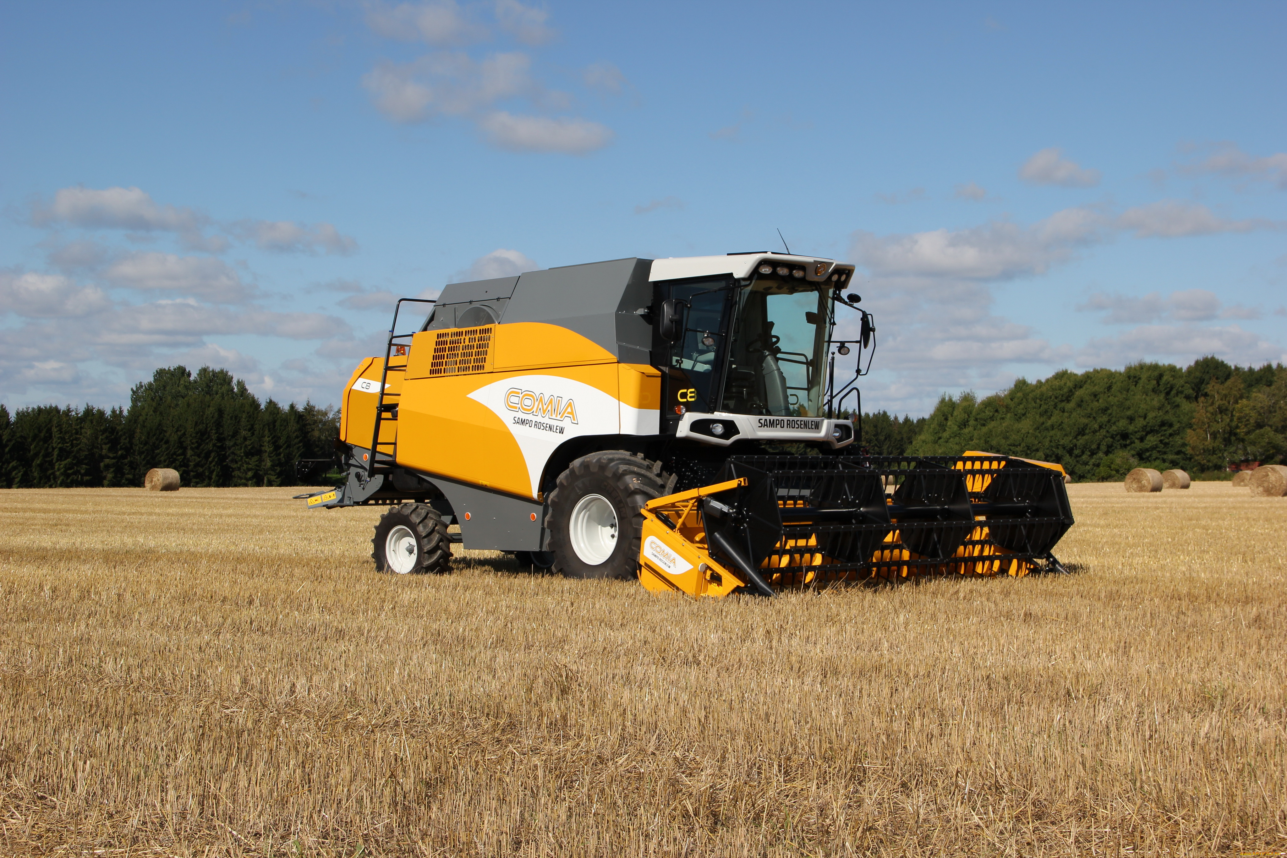 техника, комбайны, sampo