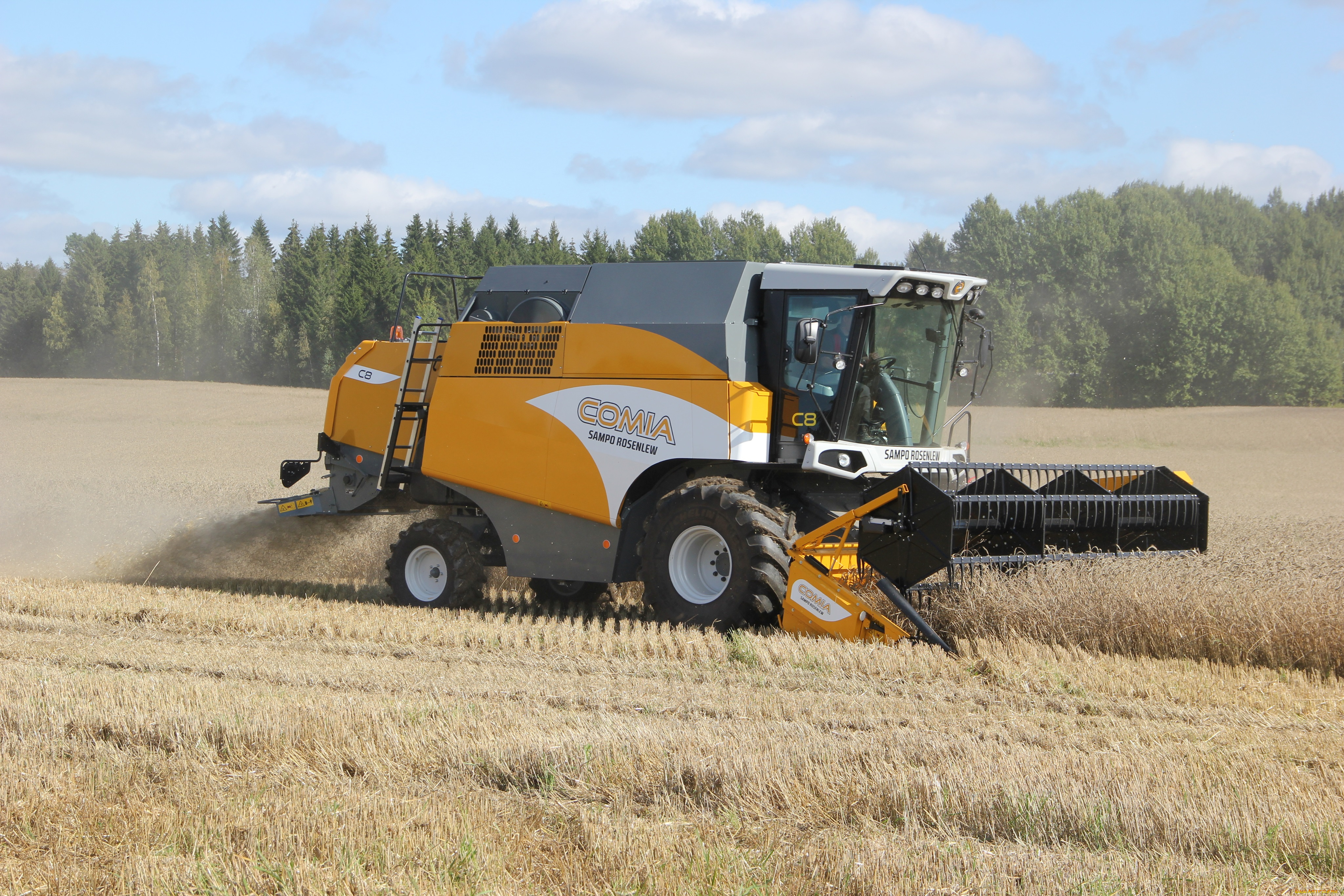 техника, комбайны, sampo