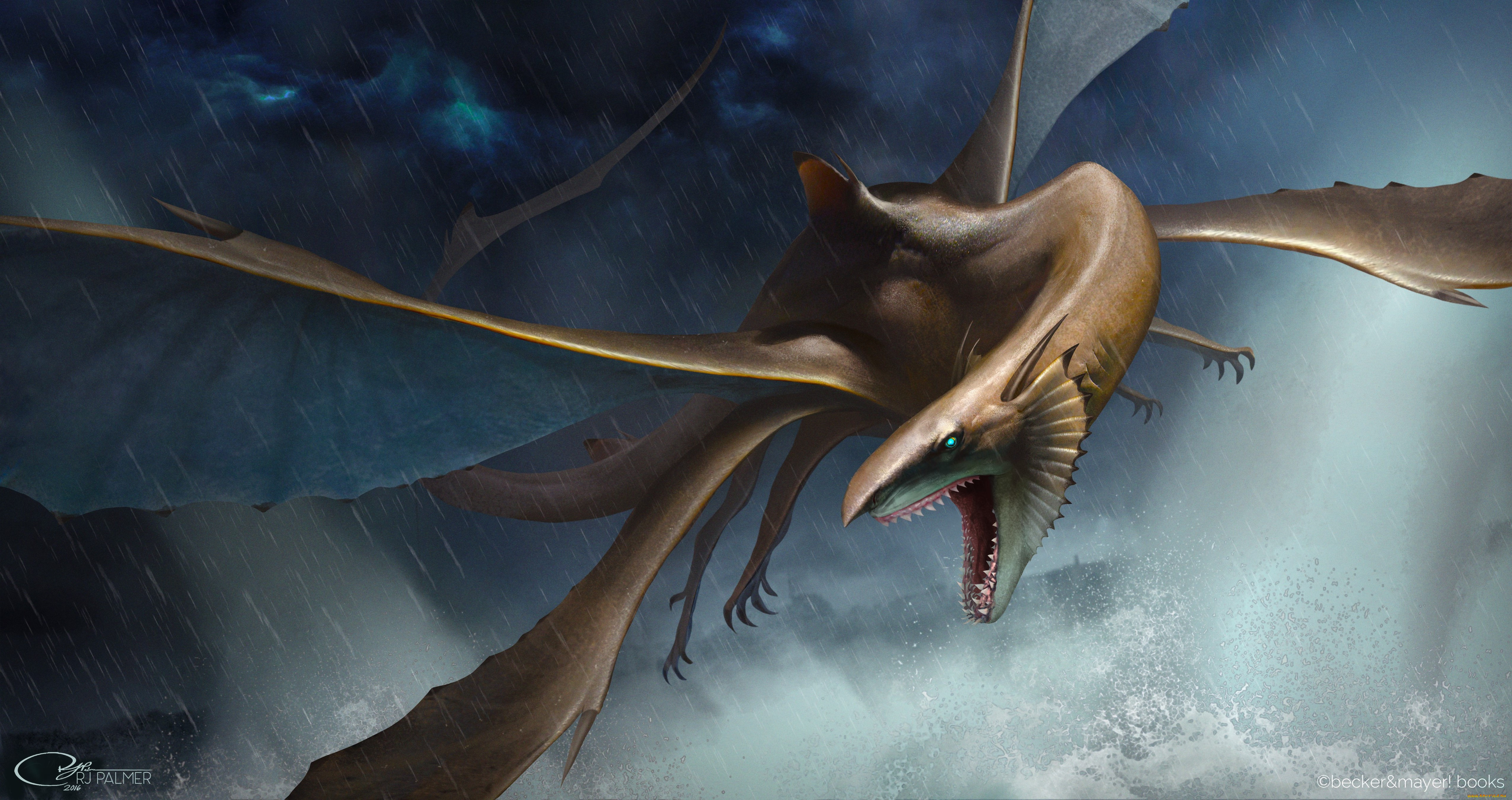 фэнтези, существа, взгляд, фон, существо