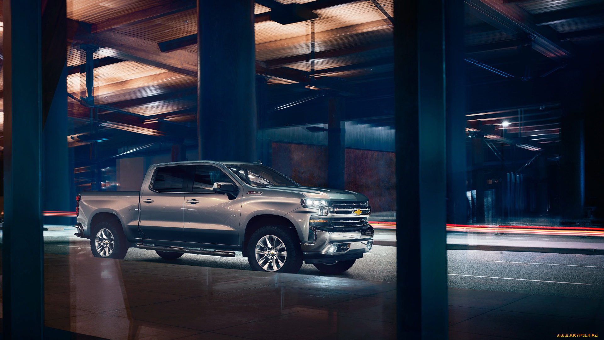 2019, chevrolet, silverado, автомобили, chevrolet, внешний, вид, 2019, пикап, сhevrolet, silverado, американские, джип, спереди