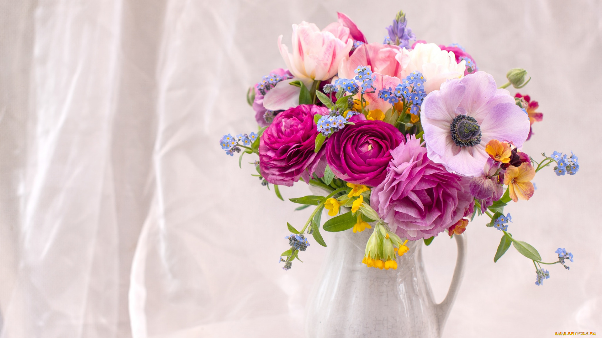 цветы, букеты, , композиции, роза, букет, анемон