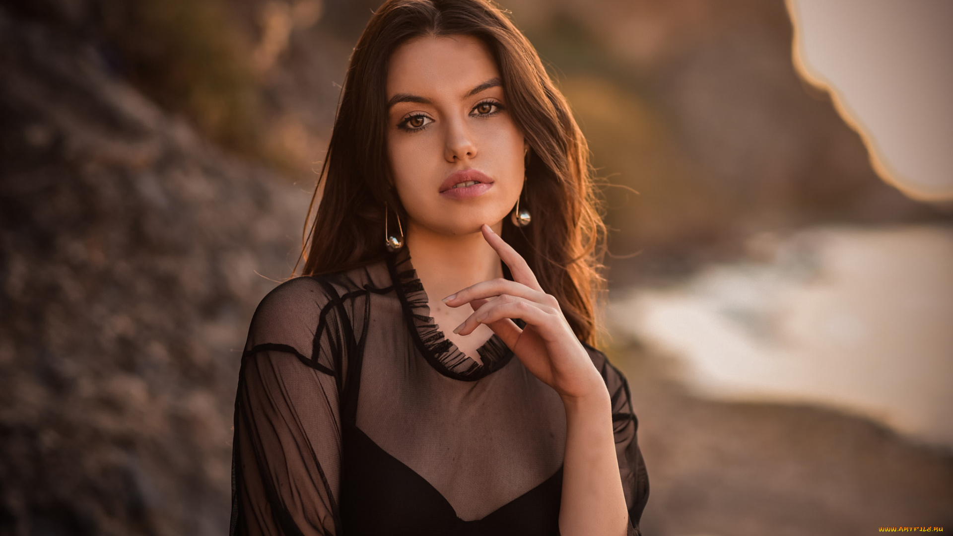 девушка, девушки, -unsort, , брюнетки, темноволосые, модель