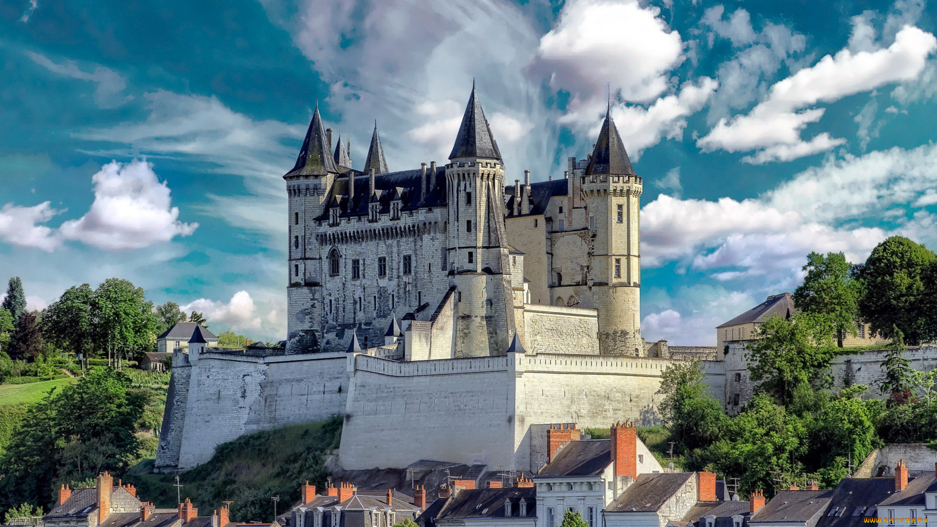 chateau, d`amboise, города, замки, франции, chateau, d'amboise