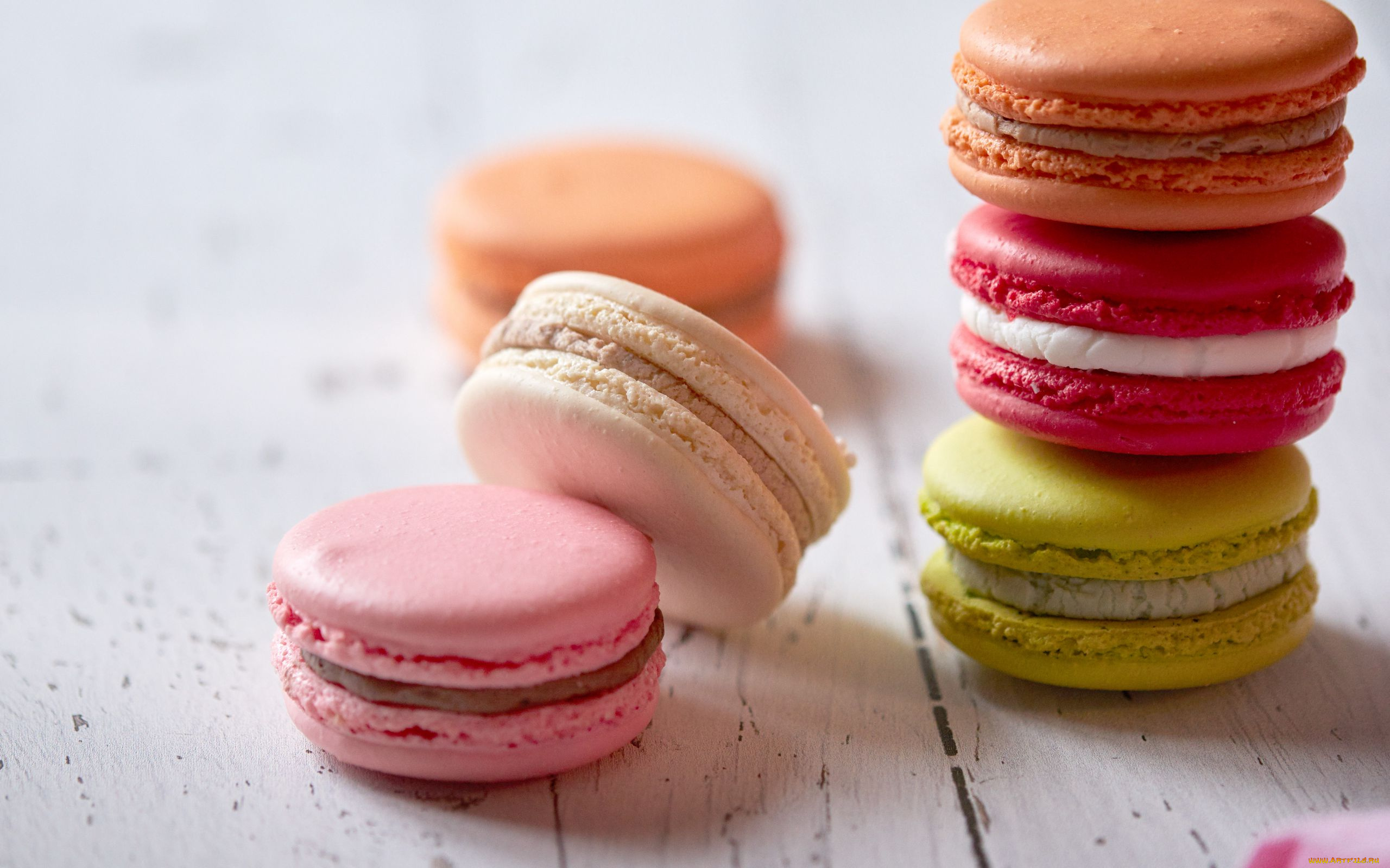 еда, макаруны, лакомство, печенье, ассорти