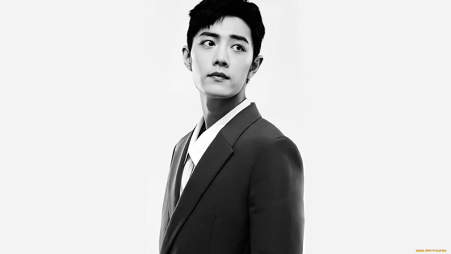 мужчины, xiao, zhan, актер, пиджак