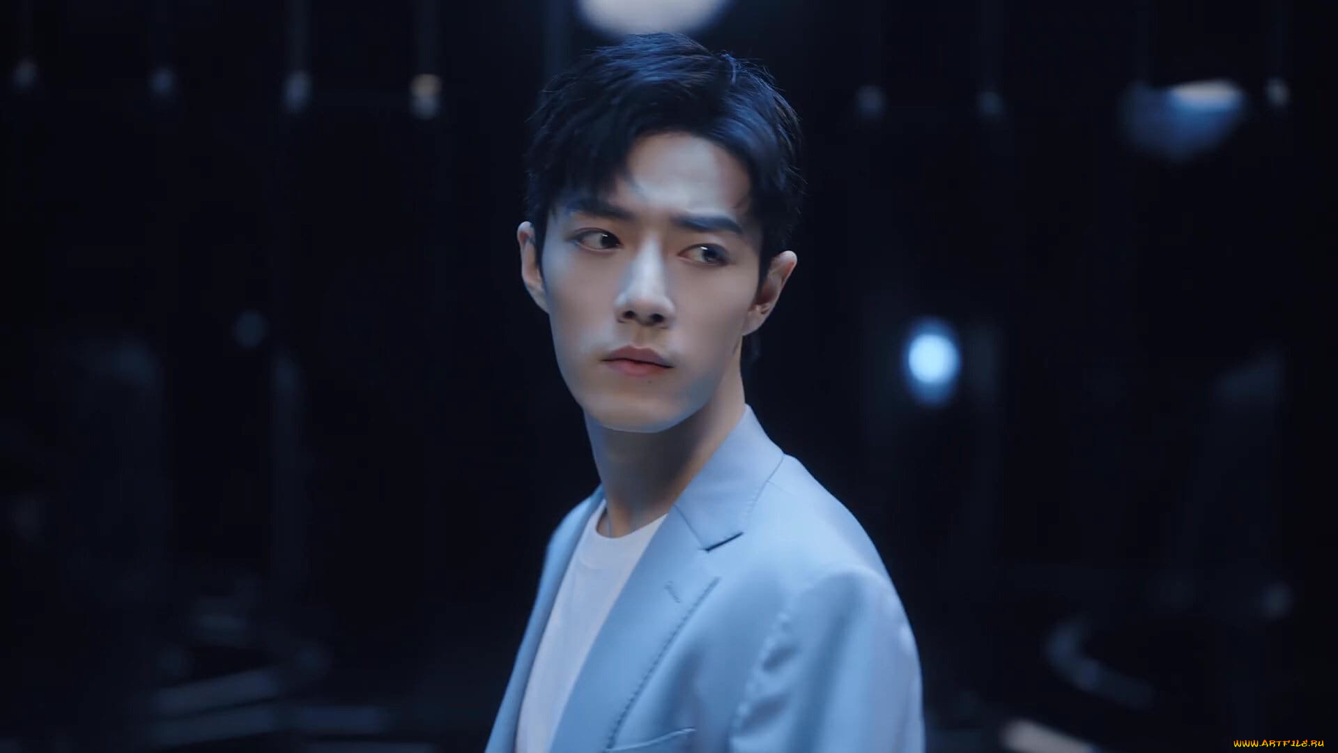 мужчины, xiao, zhan, актер, пиджак