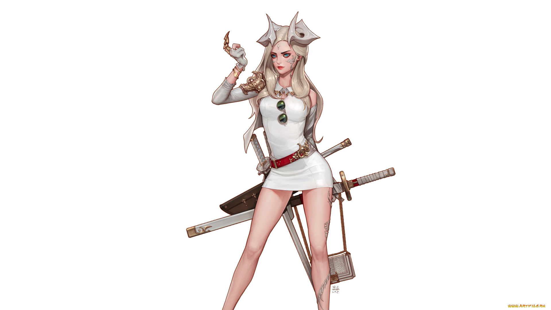 фэнтези, демоны, девушка