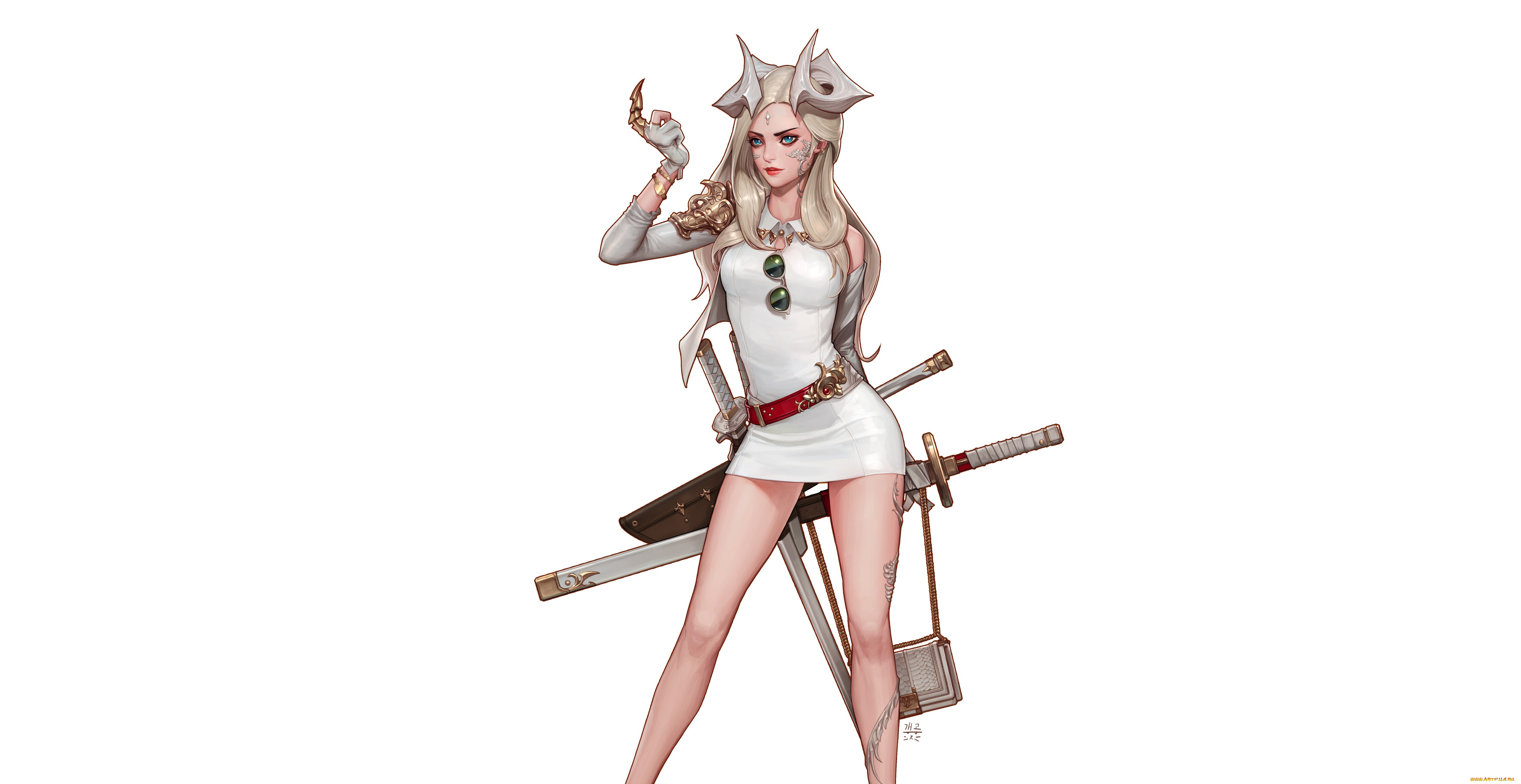 фэнтези, демоны, девушка