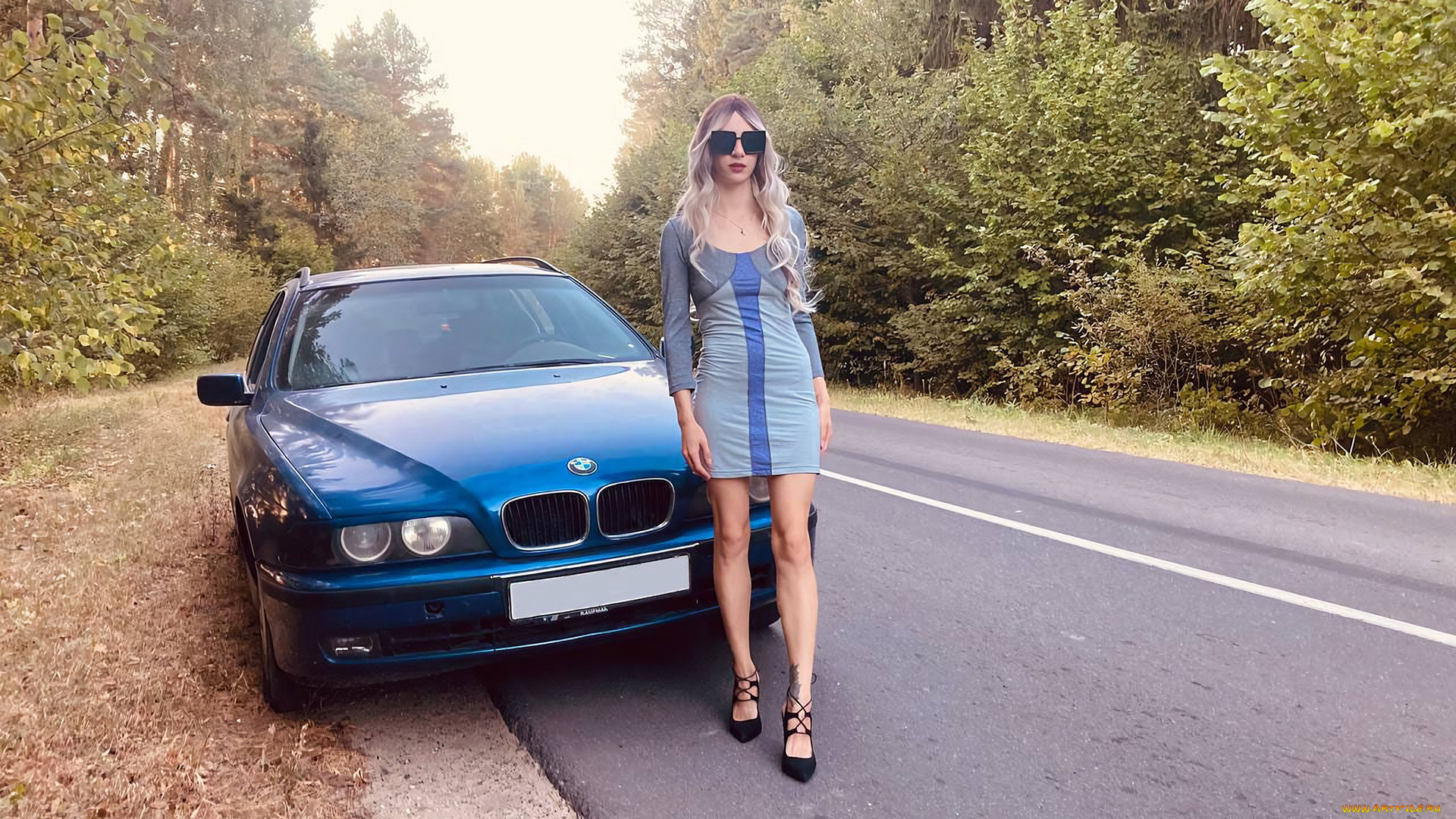 автомобили, -авто, с, девушками, bmw