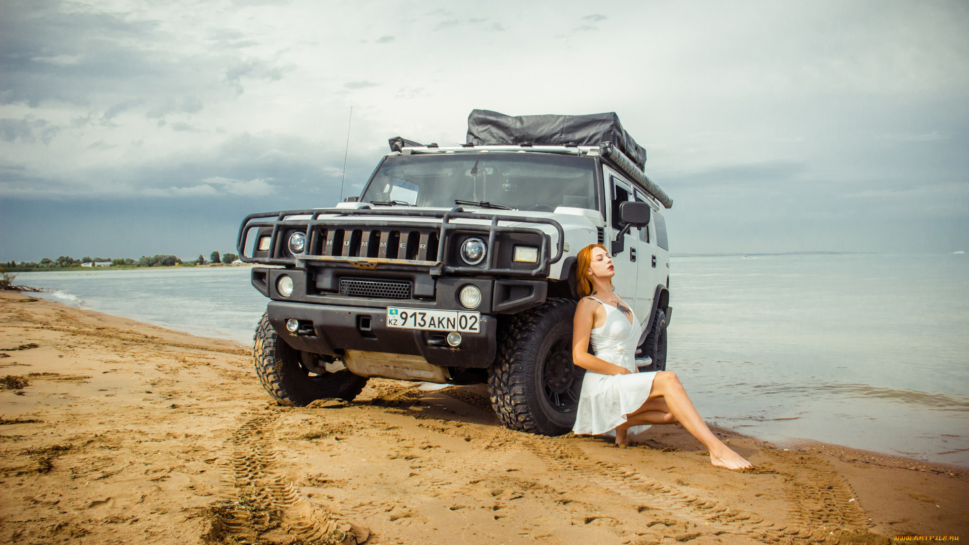 автомобили, -авто, с, девушками, hummer, h2