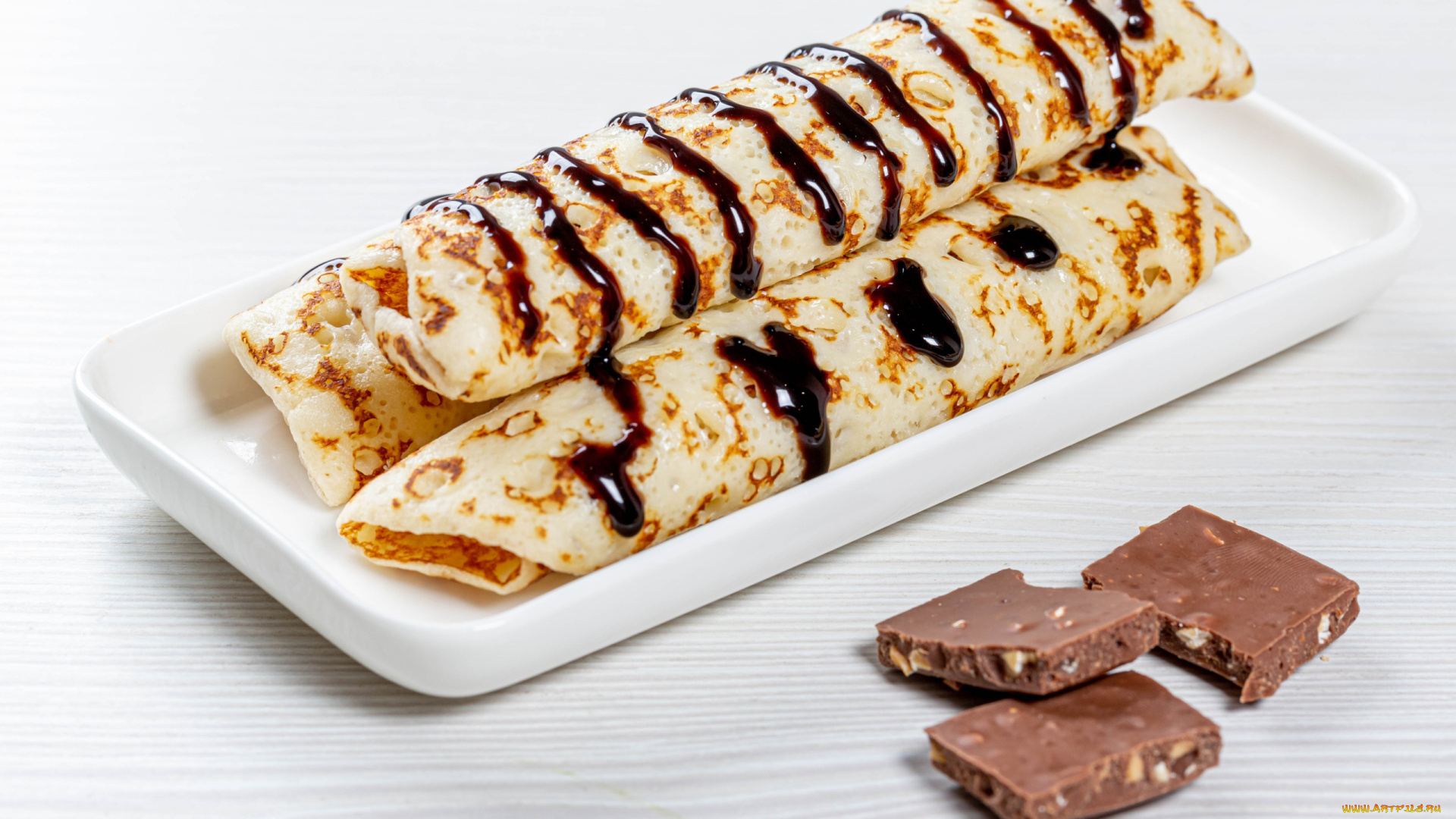 еда, блины, , оладьи, шоколад, десерт