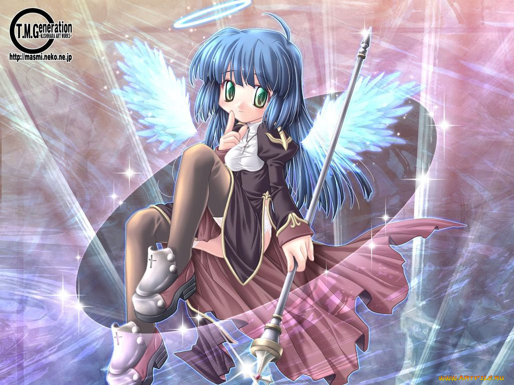 аниме, angels, demons