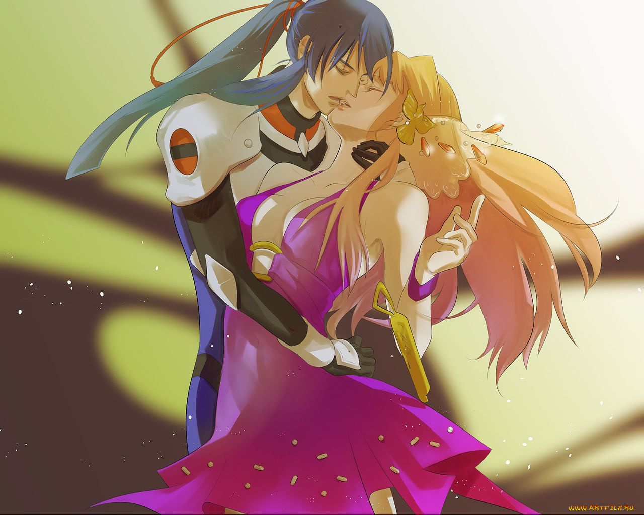 аниме, macross, frontier