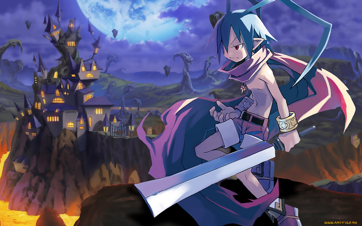 аниме, netherworld, battle, chronicle, disgaea