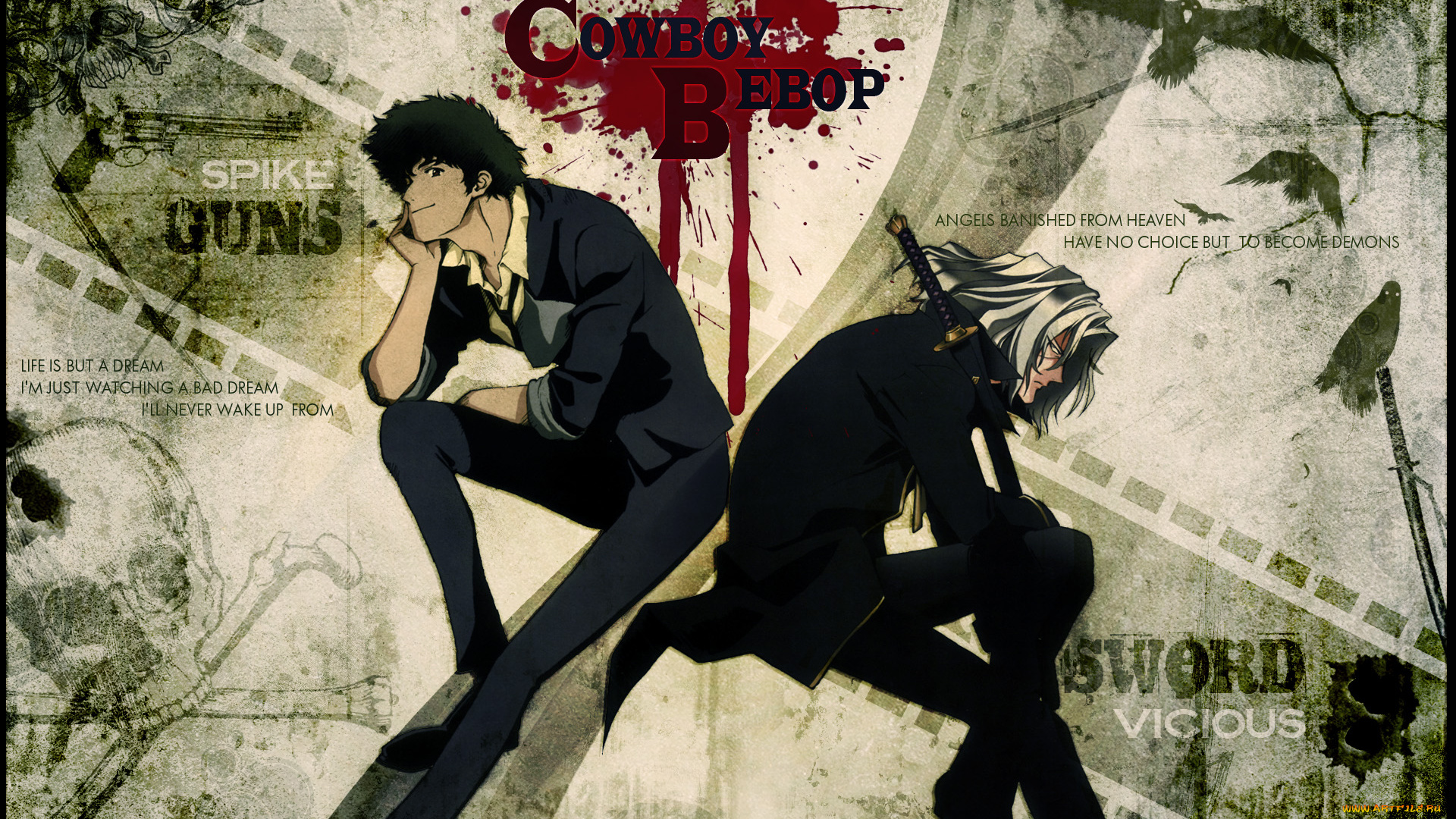 аниме, cowboy, bebop