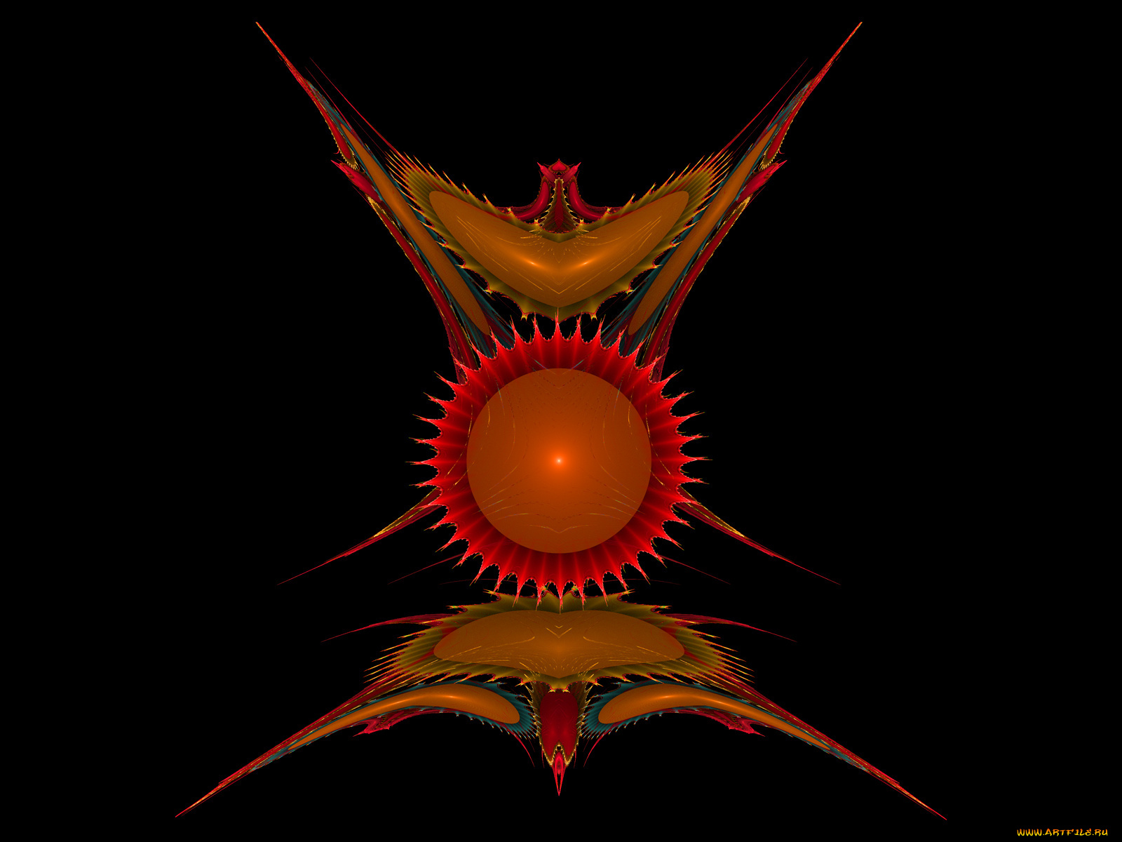 3д, графика, fractal, фракталы, абстракция, фон, узор, тёмный