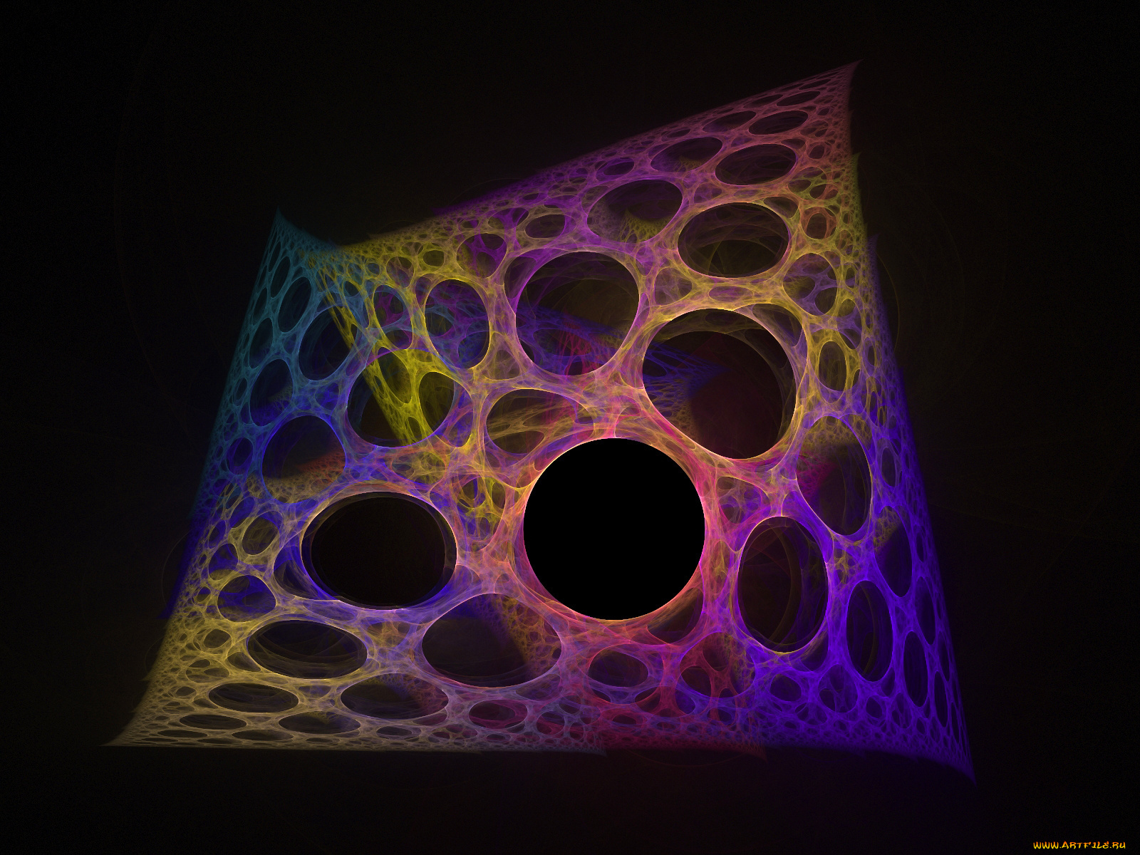 3д, графика, fractal, фракталы, абстракция, фон, тёмный