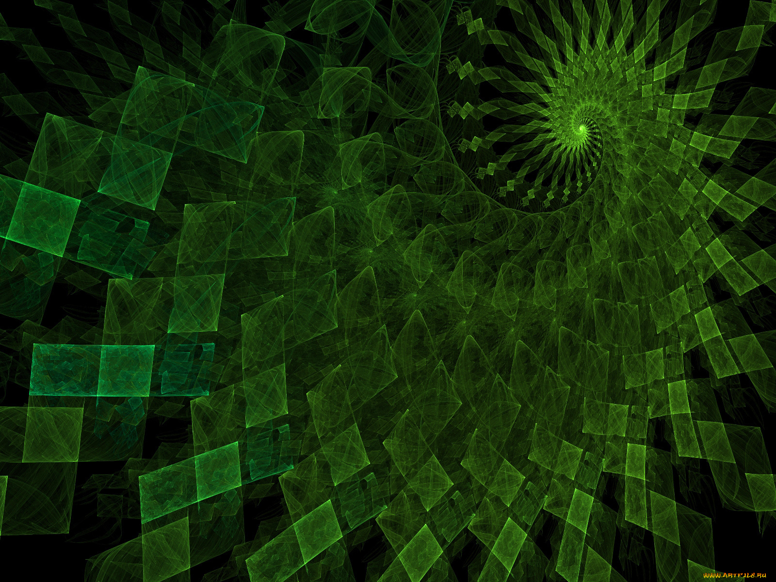 3д, графика, fractal, фракталы, узор, абстракция, тёмный, фон