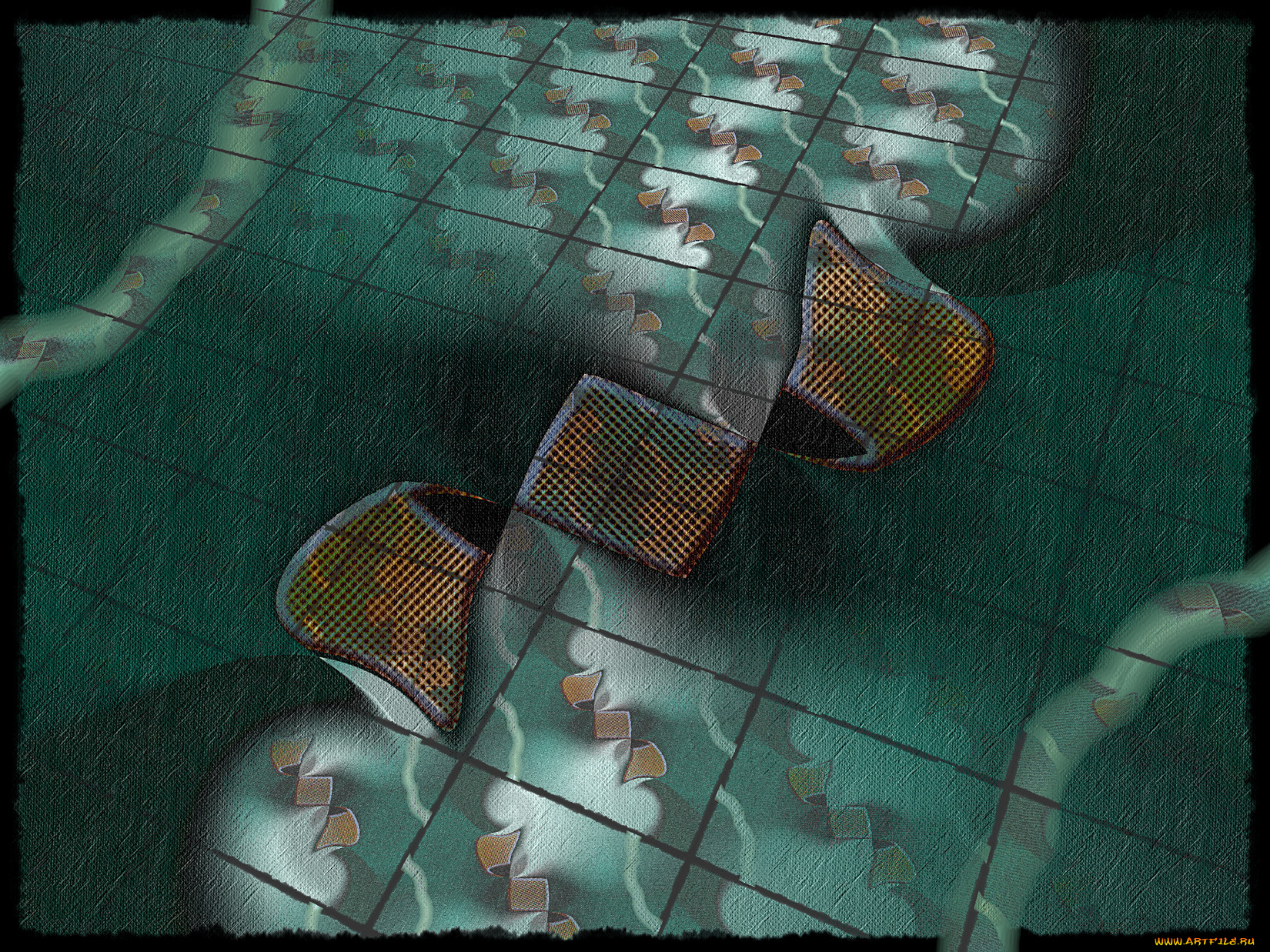 3д, графика, fractal, фракталы, абстракция, узор