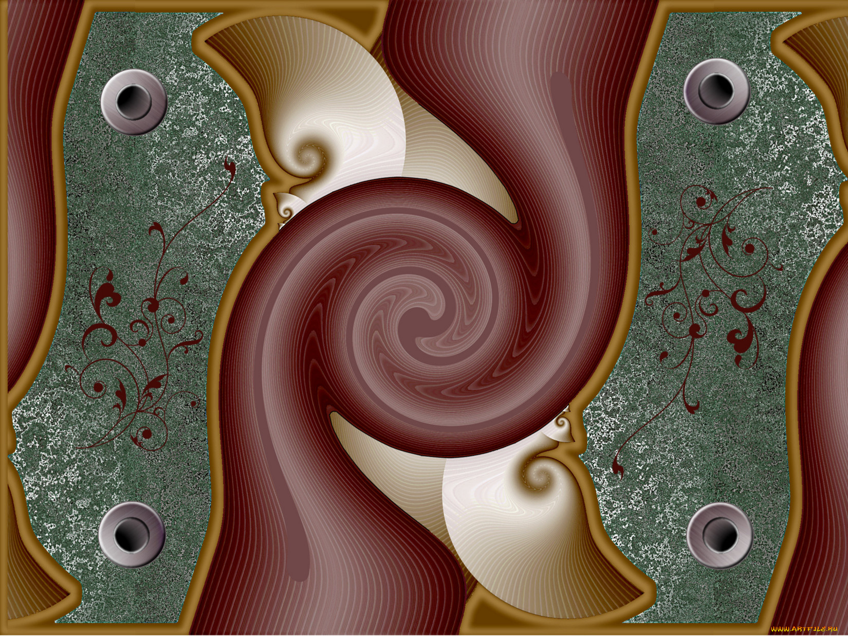 3д, графика, fractal, фракталы, абстракция, узор