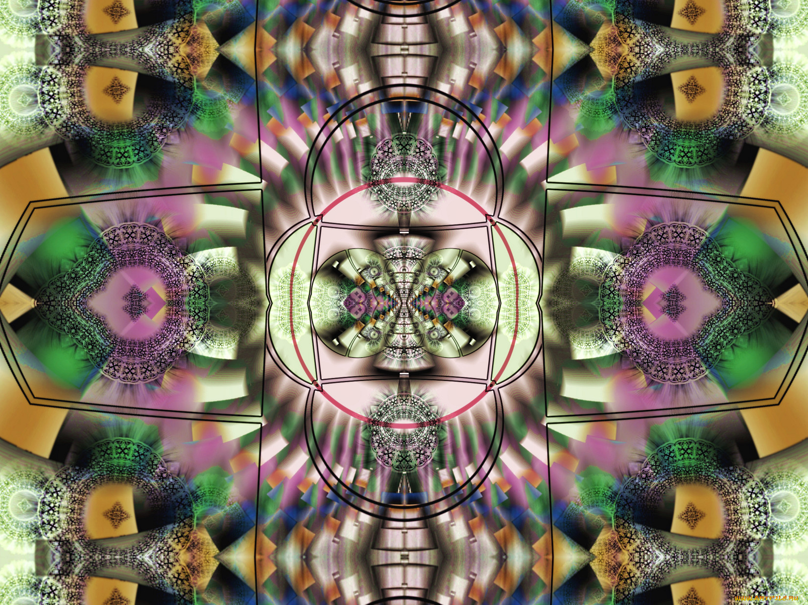 3д, графика, fractal, фракталы, узор, абстракция