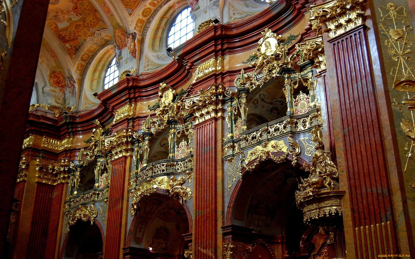 интерьер, убранство, роспись, храма, внутренее