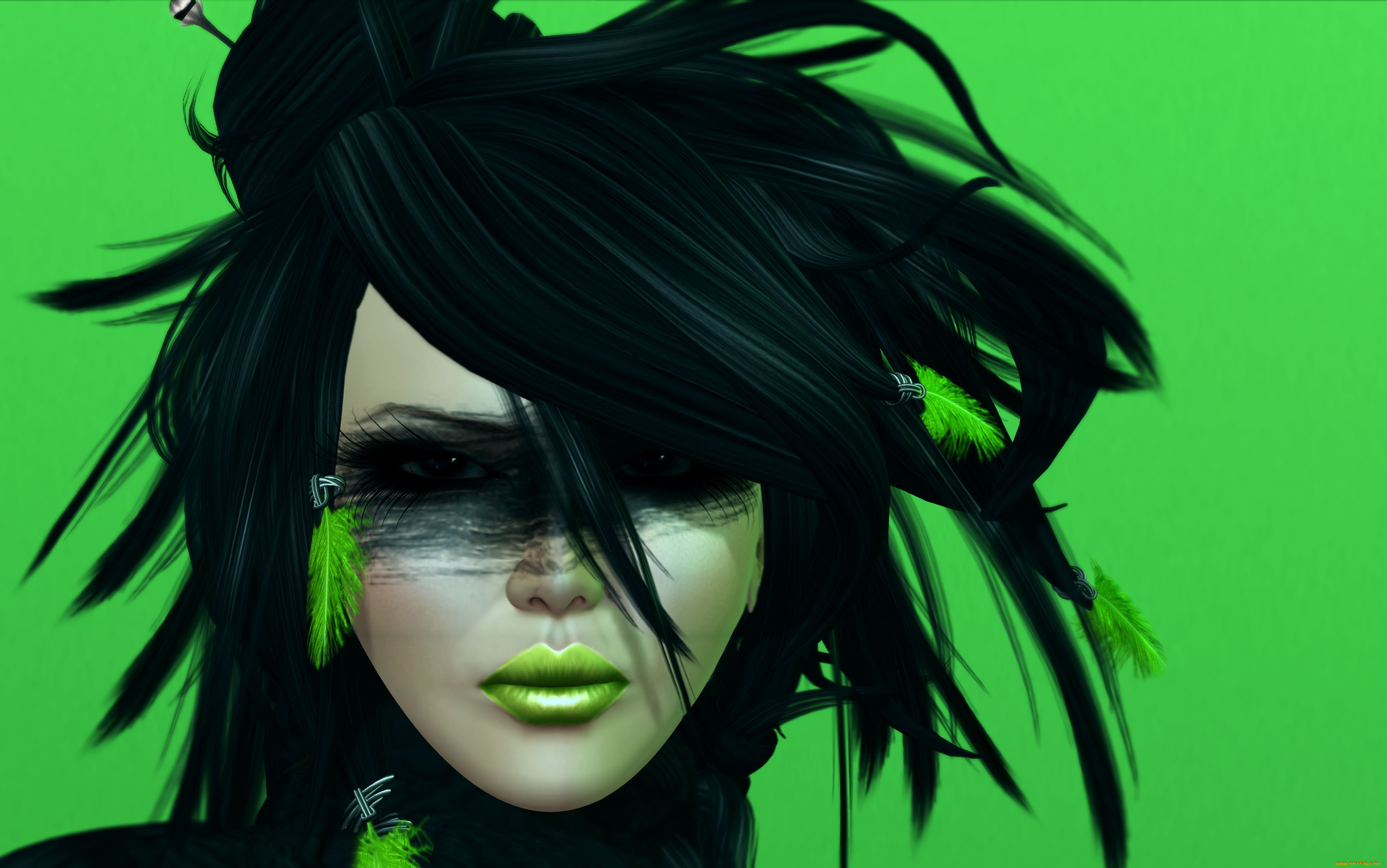 3д, графика, portraits, портрет, девушка