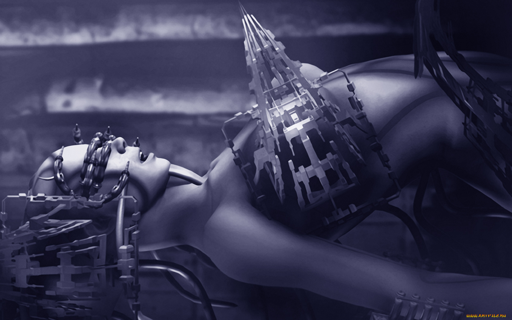 cyborg, фэнтези, роботы, киборги, механизмы, киборг