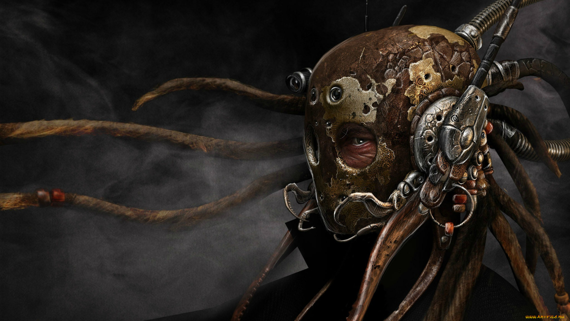 cyborg, фэнтези, роботы, киборги, механизмы, киборг