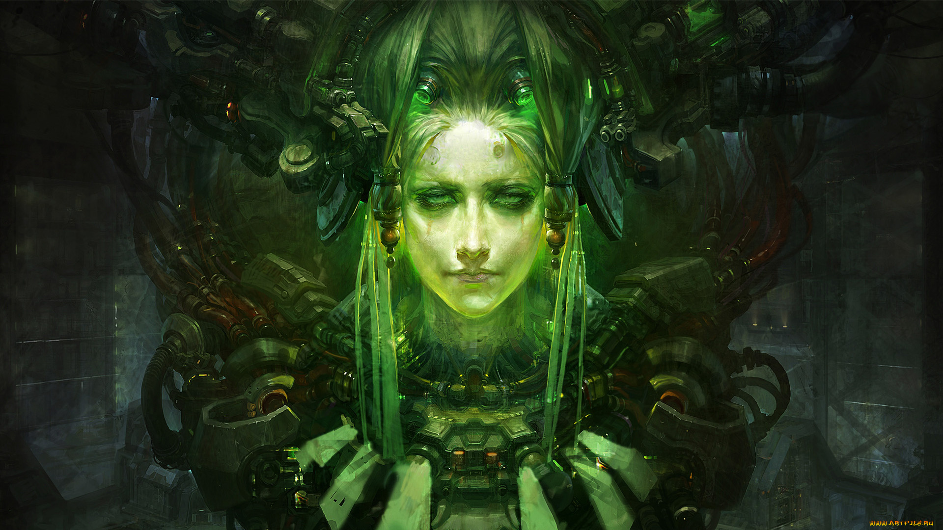 cyborg, фэнтези, роботы, киборги, механизмы, киборг