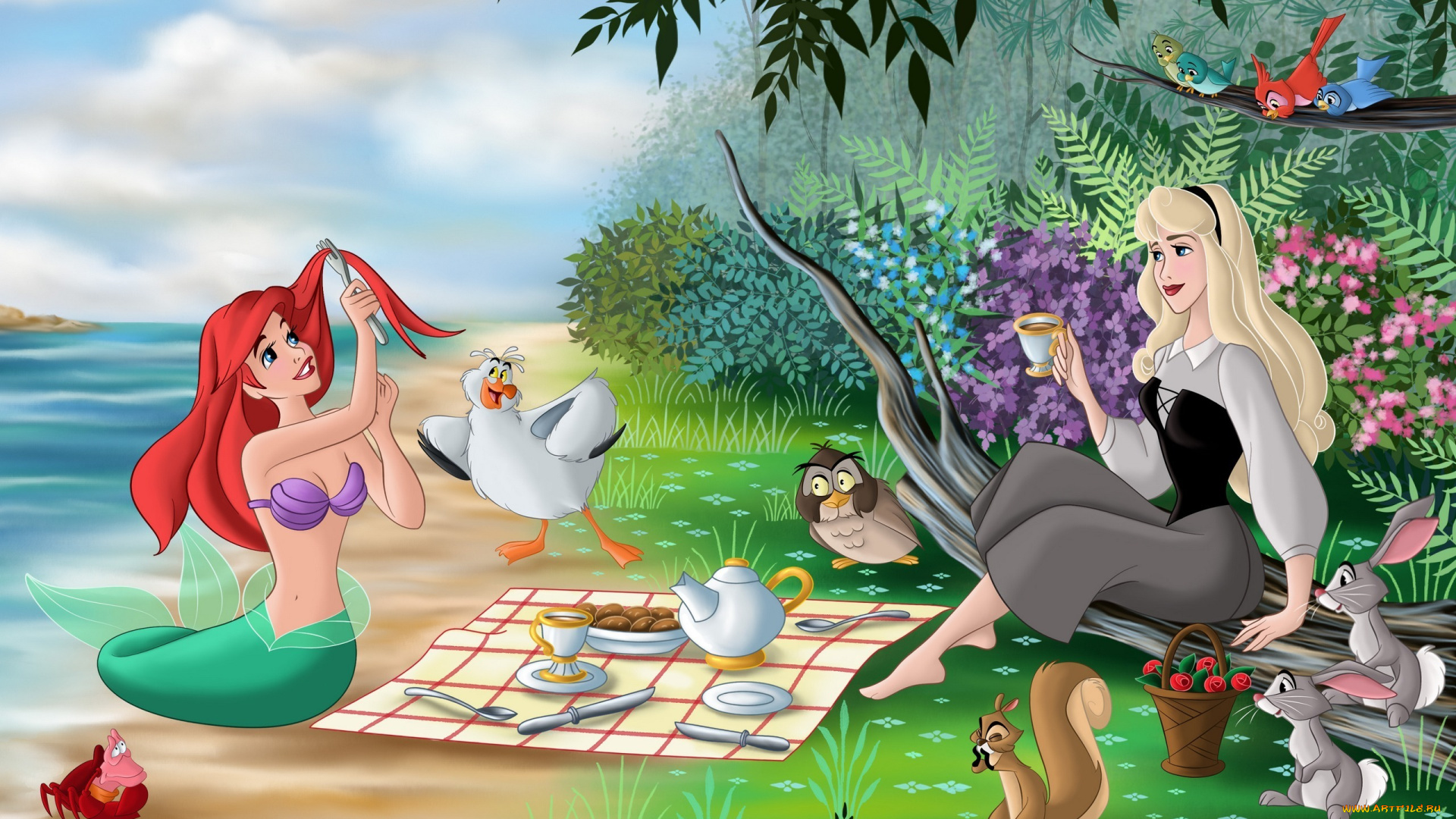 мультфильмы, disney`s, princess, принцессы, диснея