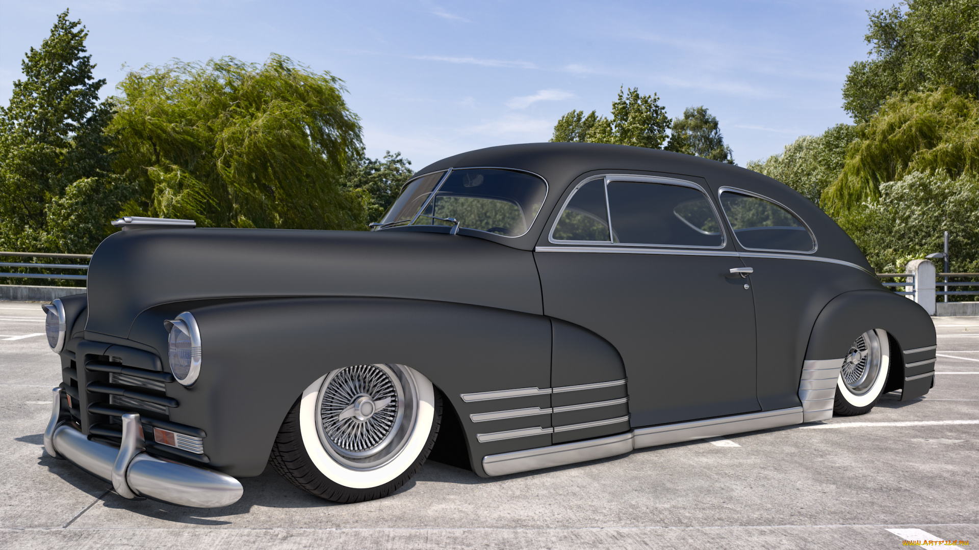 автомобили, 3д, chevrolet, 1948