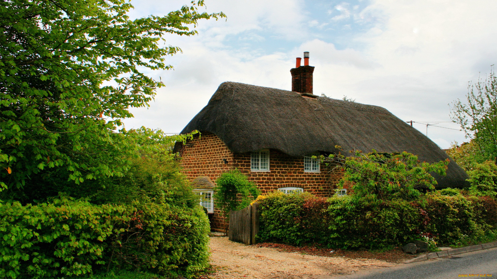 calne, wiltshire, england, города, здания, дома, ландшафт, улица, дом, деревья