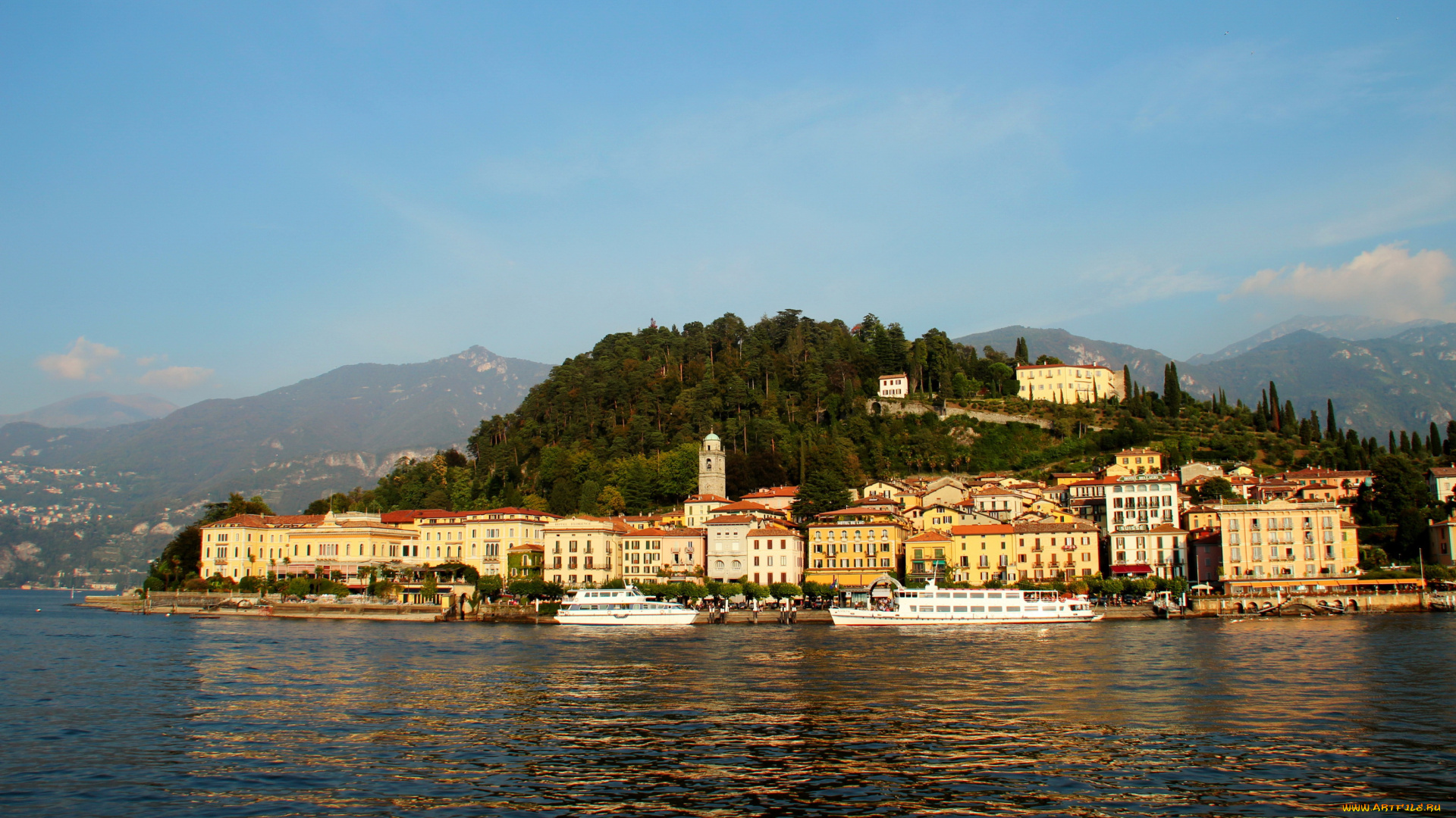 италия, ломбардия, грианте, города, амальфийское, лигурийское, побережье, дома, море