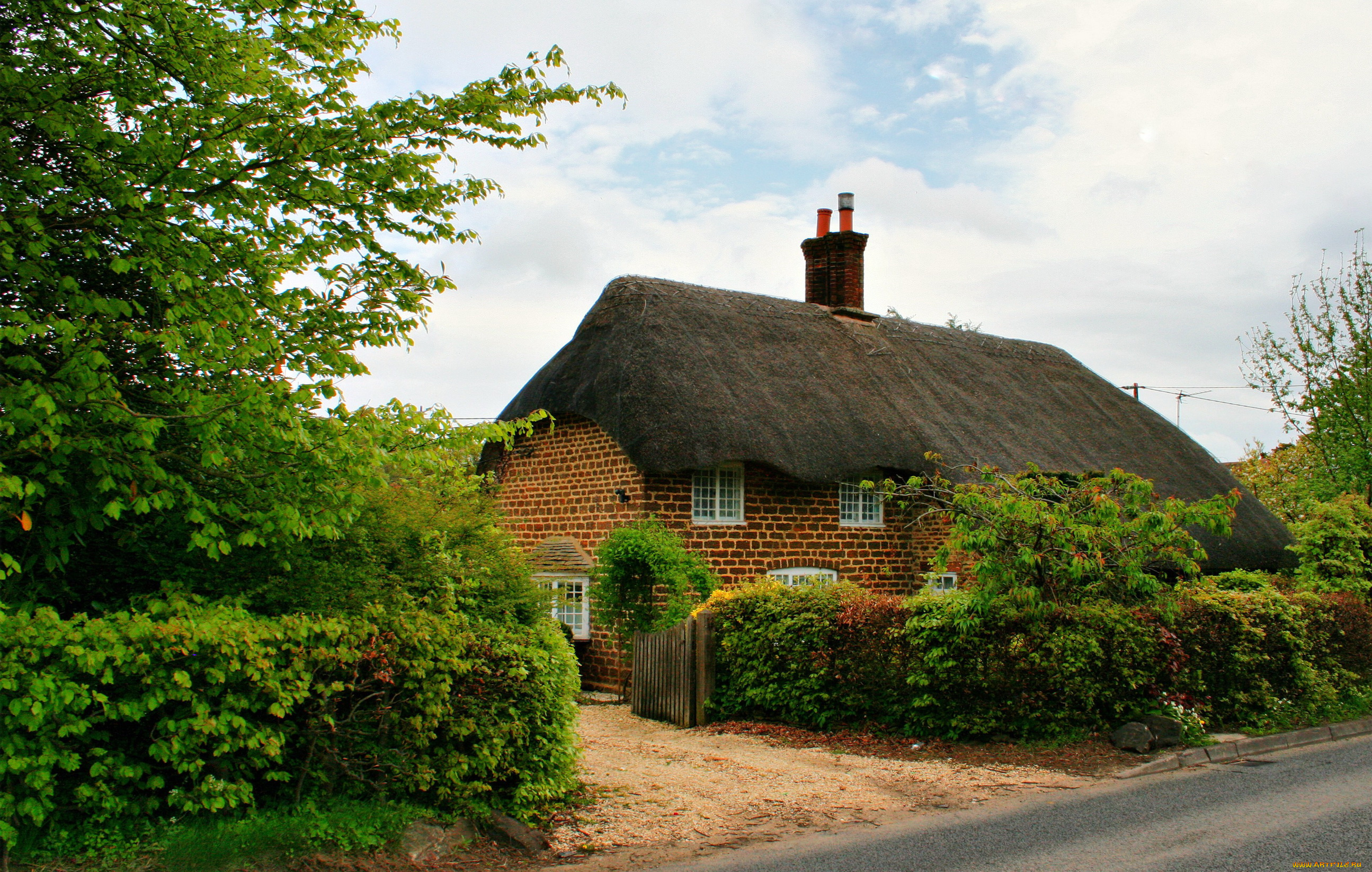 calne, wiltshire, england, города, здания, дома, ландшафт, улица, дом, деревья