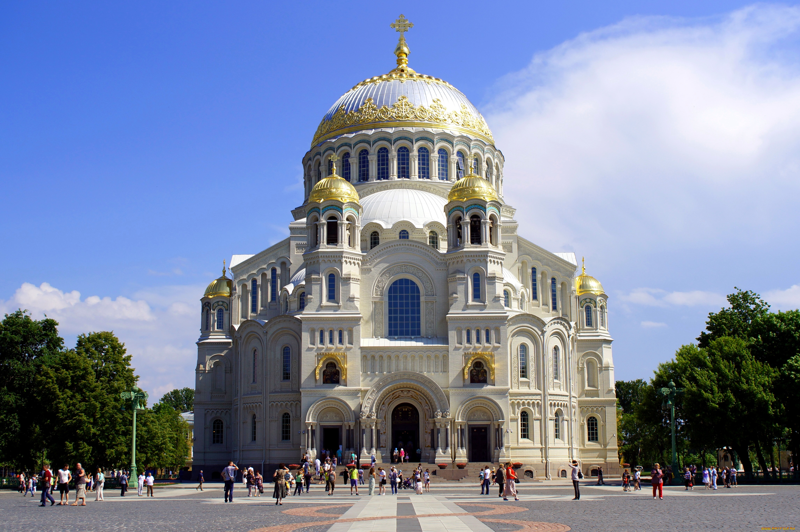 морской, собор, кронштадт, города, санкт, петербург, петергоф, россия