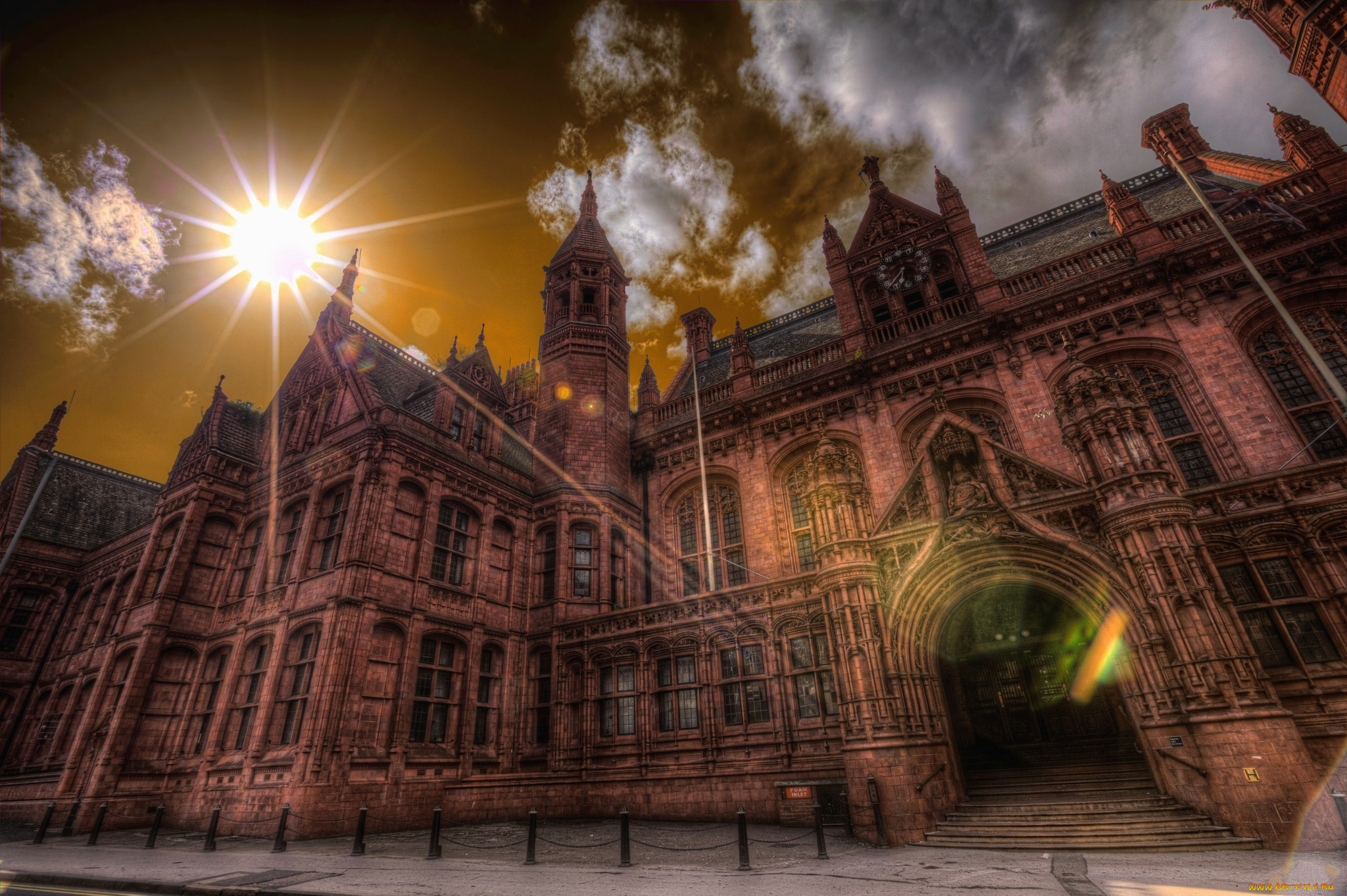 birmingham, uk, -, magistrates`, court, города, замки, англии, площадь, здание