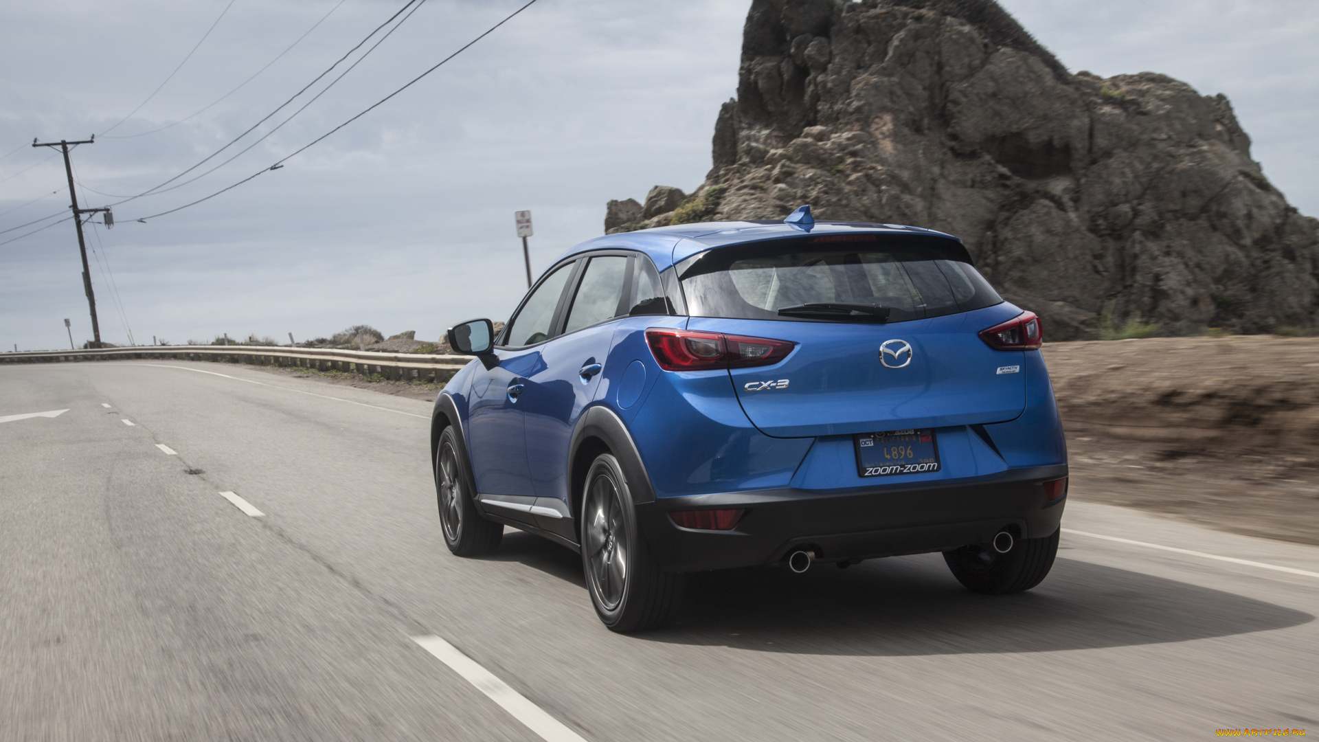 автомобили, mazda, 2016г, cx-3, us-spec, синий