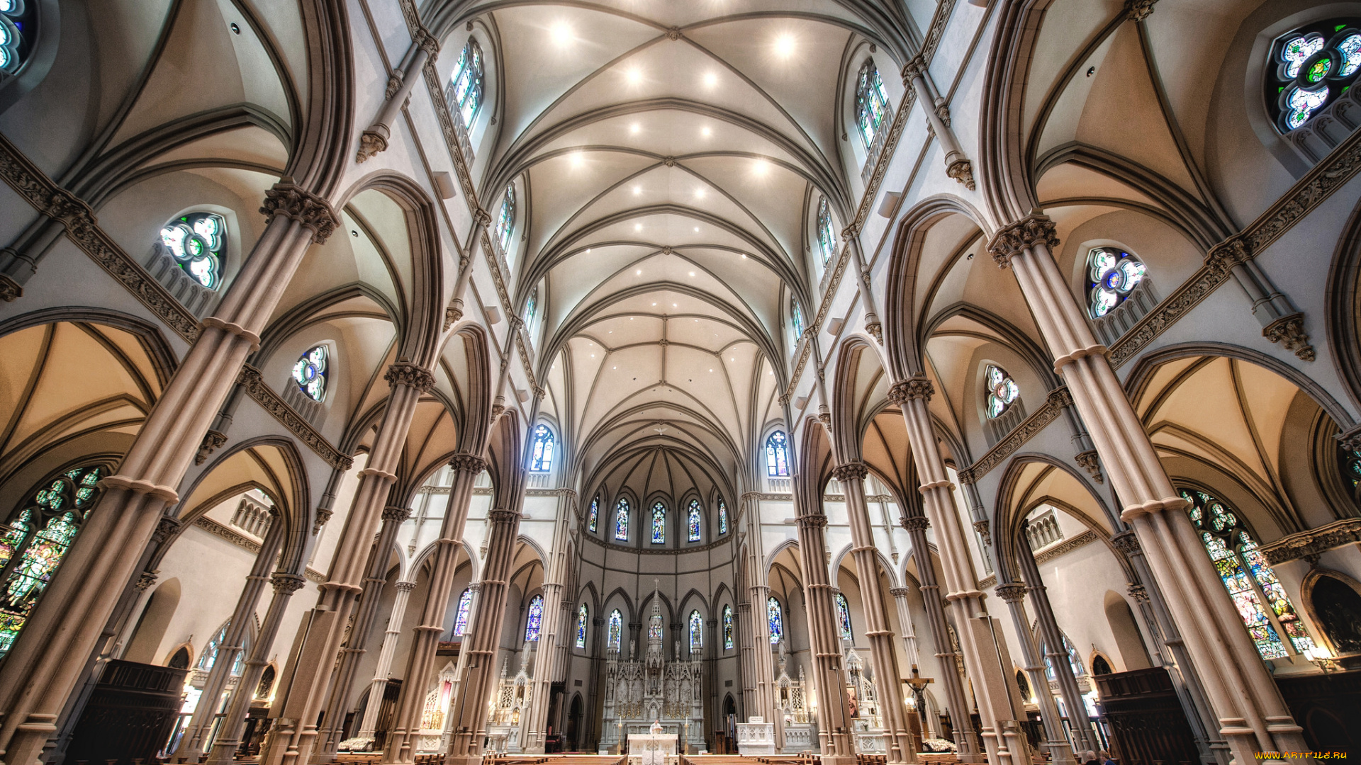 интерьер, убранство, , роспись, храма, церковь