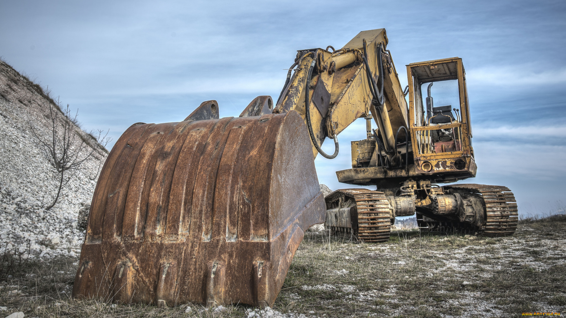 техника, экскаваторы, экскаватор