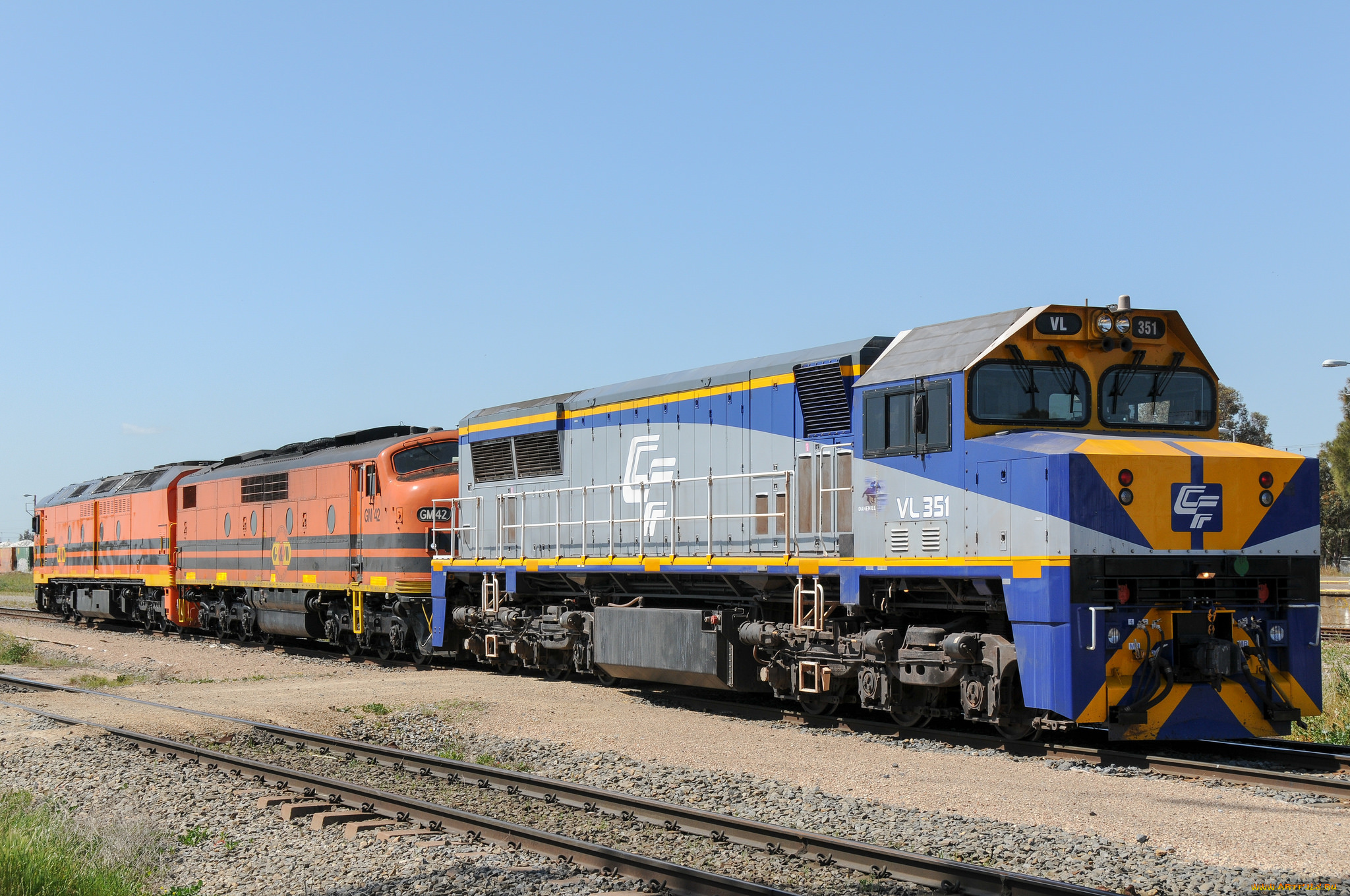 техника, локомотивы, дорога, железная, локомотив, рельсы