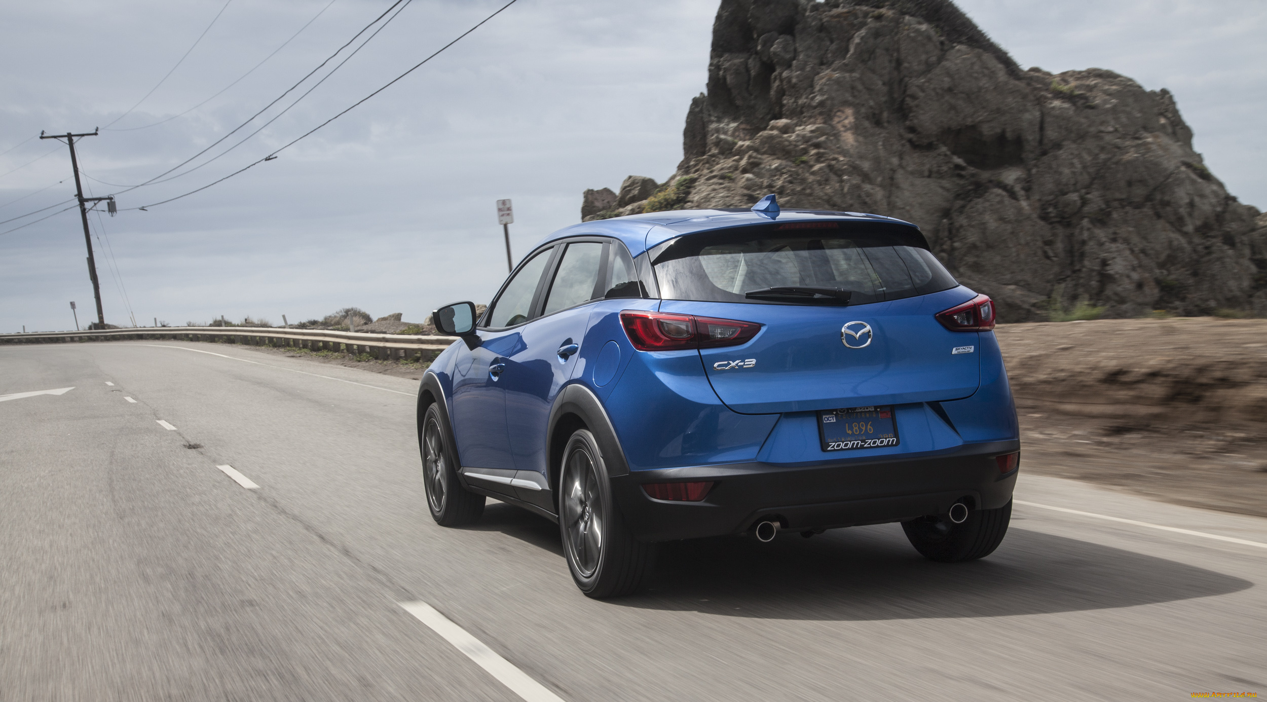 автомобили, mazda, 2016г, cx-3, us-spec, синий