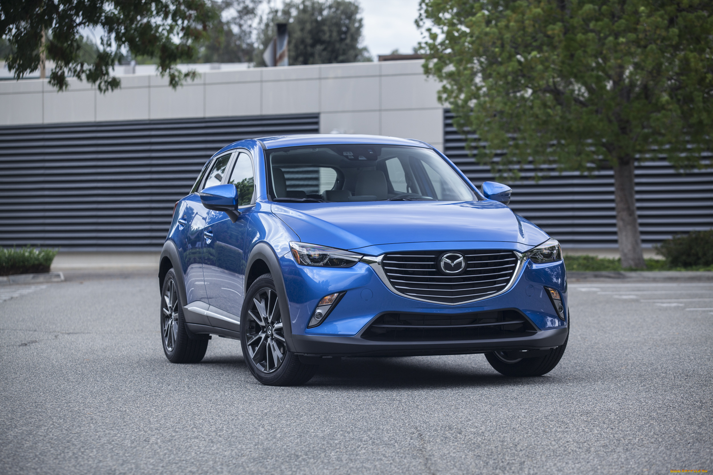 автомобили, mazda, синий, us-spec, cx-3, 2016г