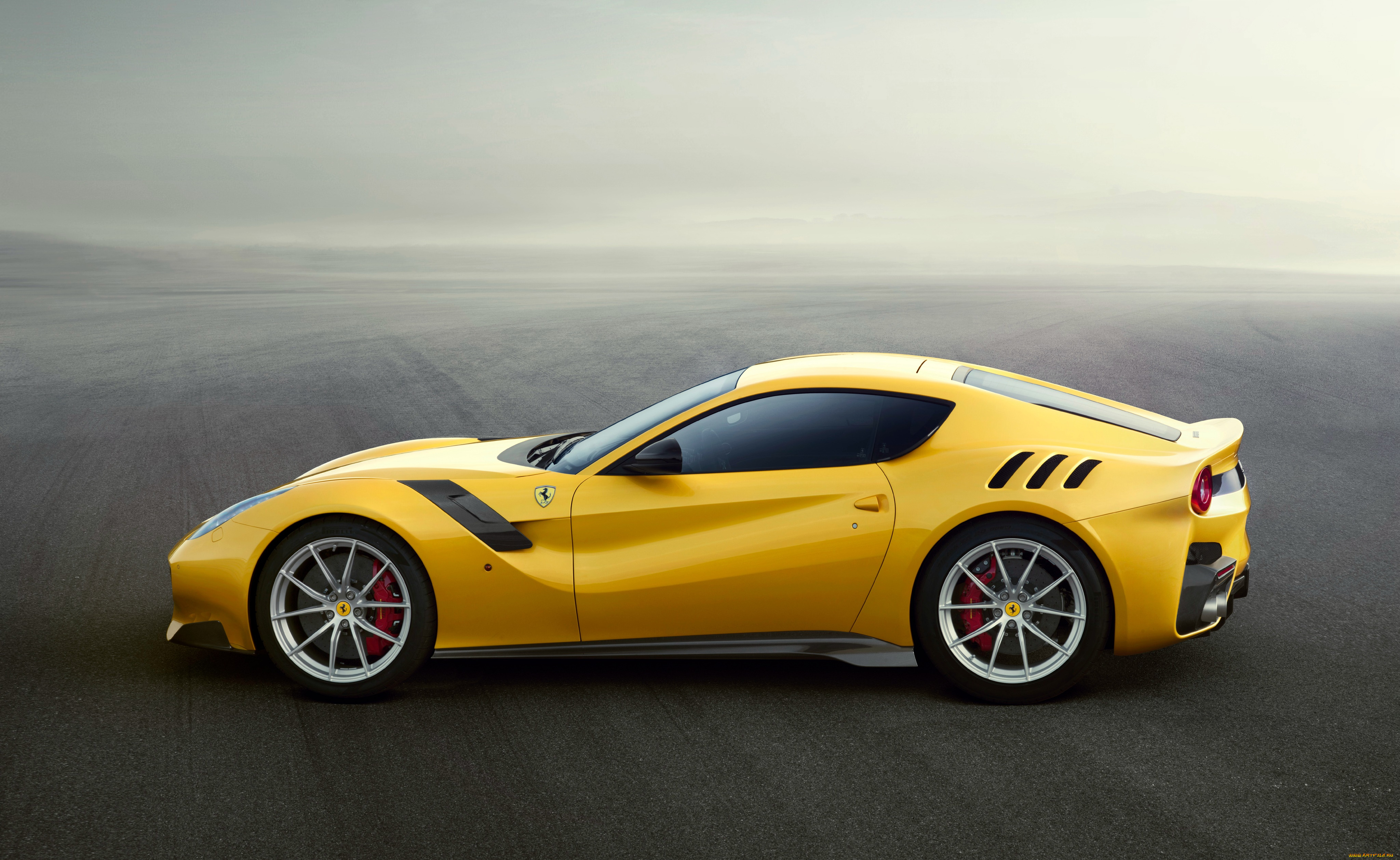 автомобили, ferrari, желтый, 2015г, f12tdf