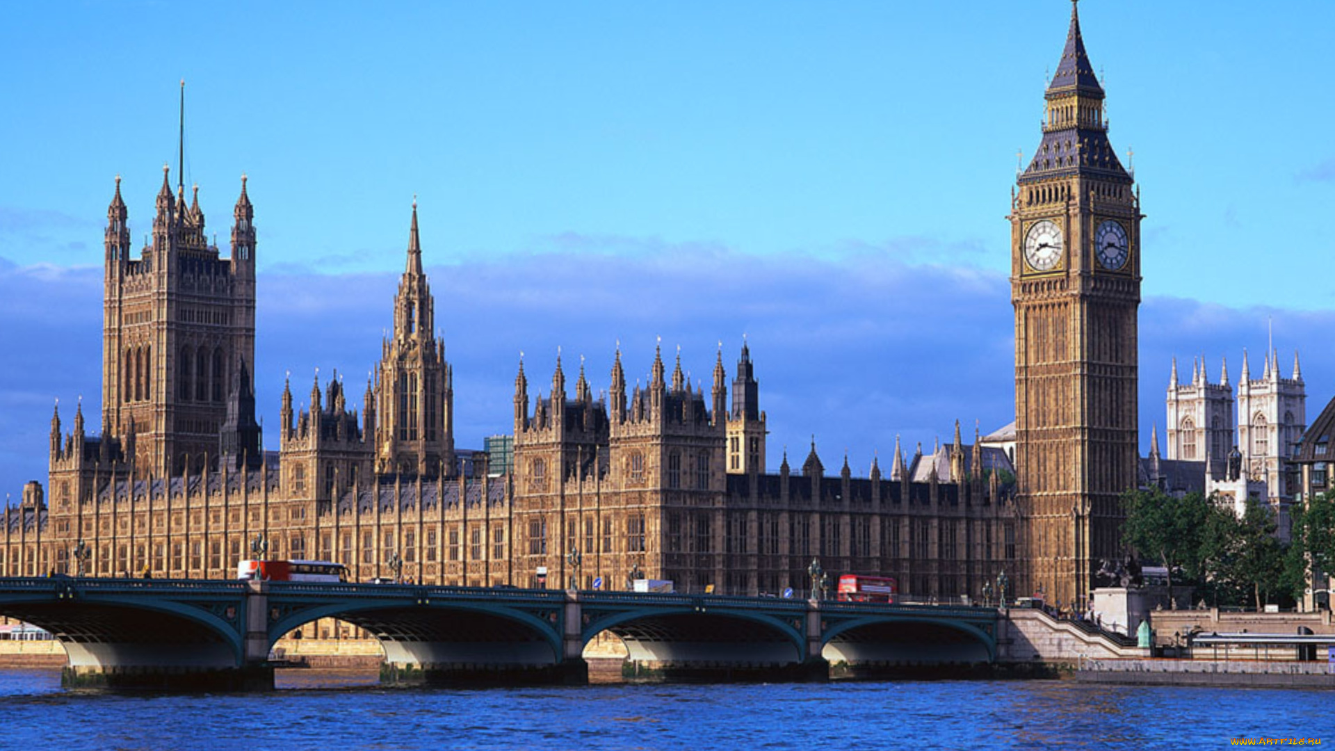 лондон, города, лондон, , великобритания, темза, мост